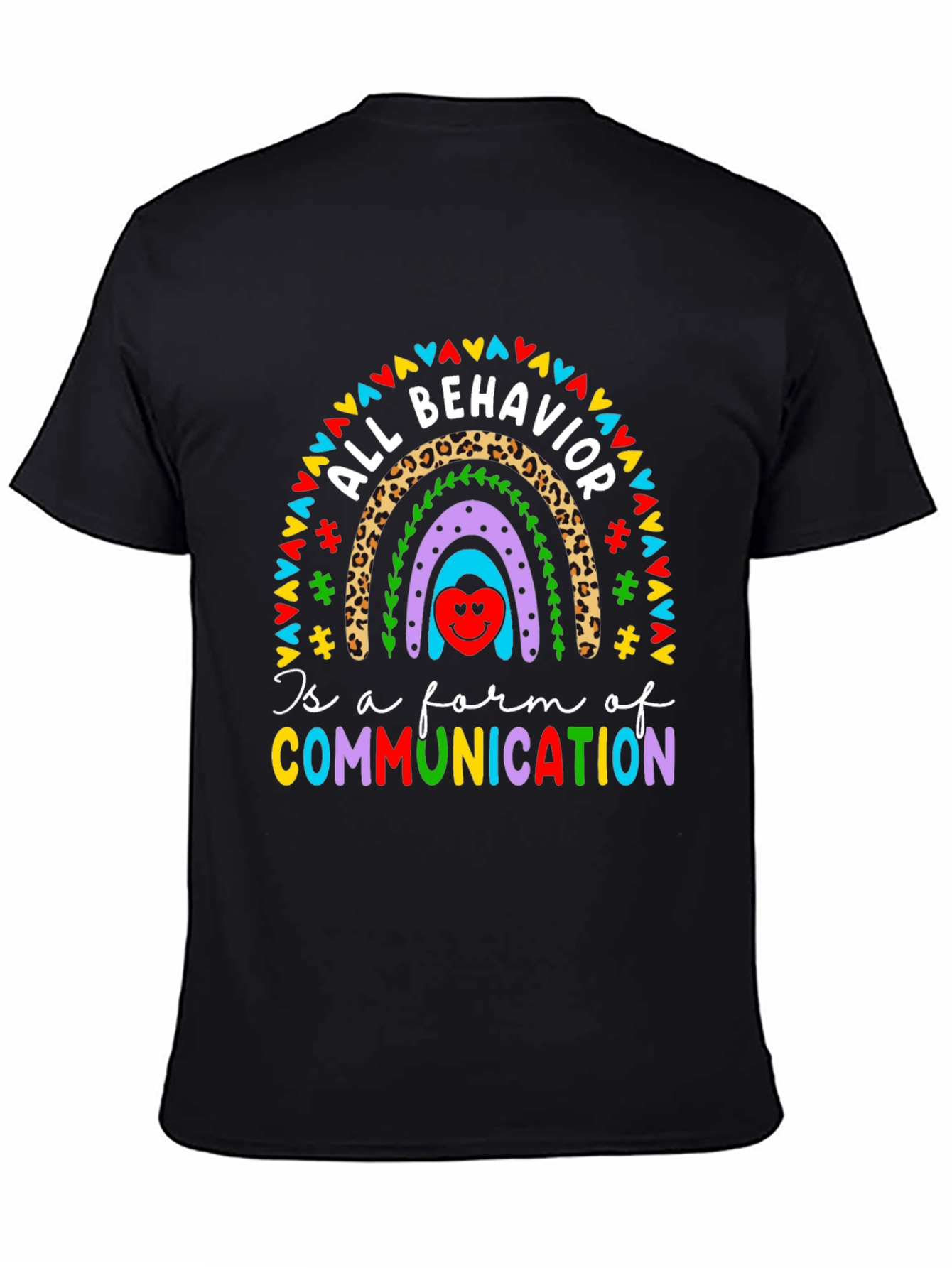 All Behavior Communication Rainbow T-Shirt