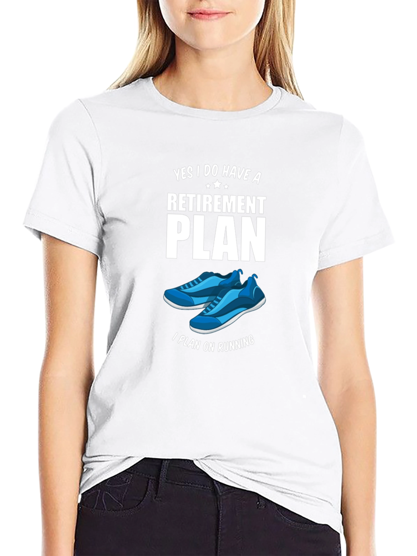 Retirement Plan Running Graphic T-Shirt