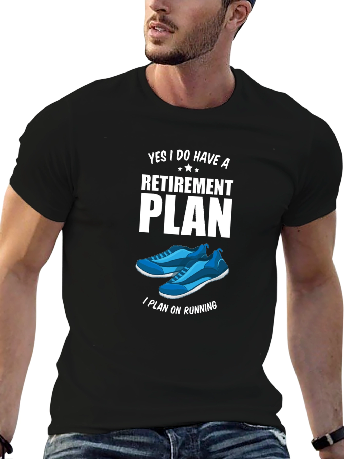 Retirement Plan Running Graphic T-Shirt
