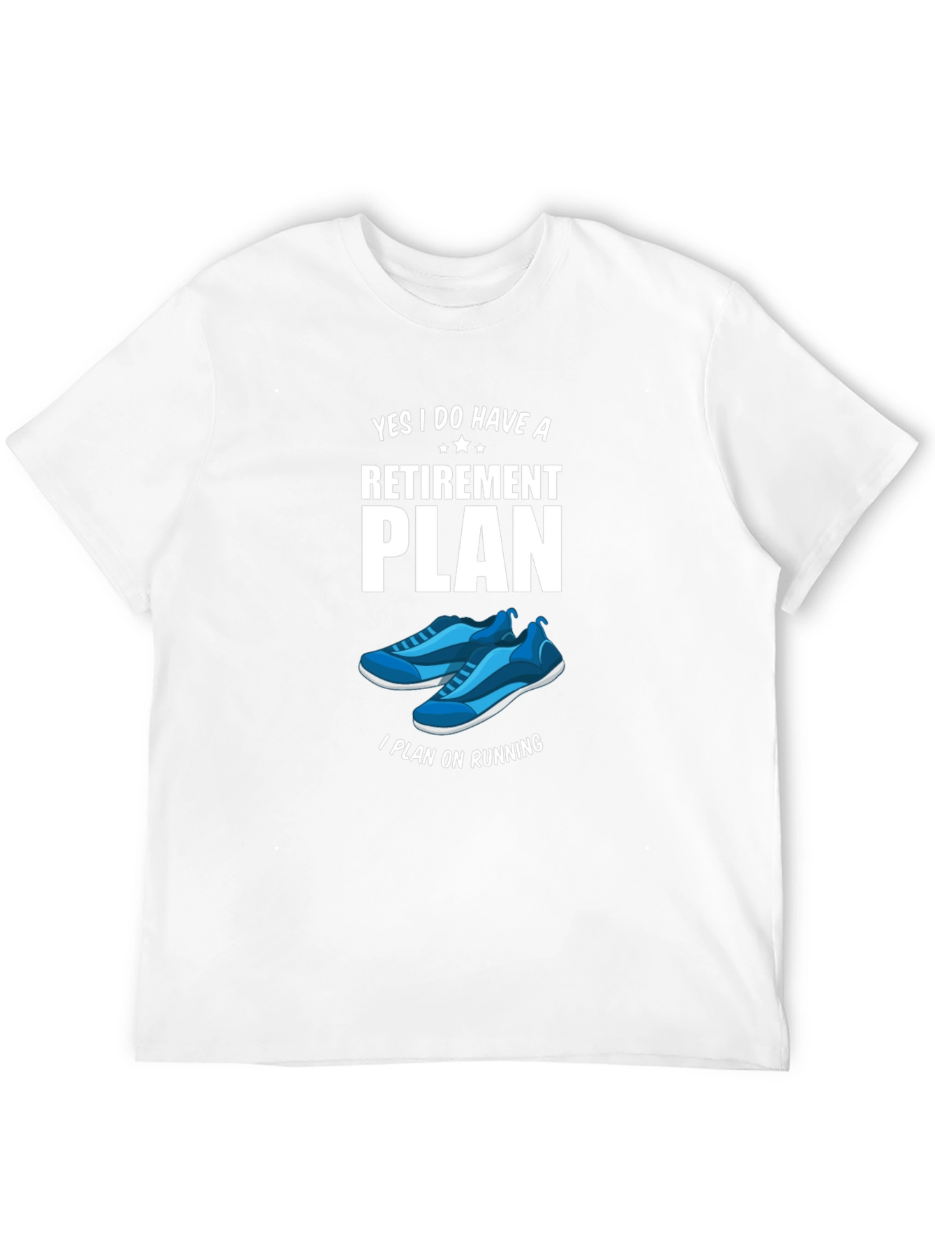 Retirement Plan Running Graphic T-Shirt