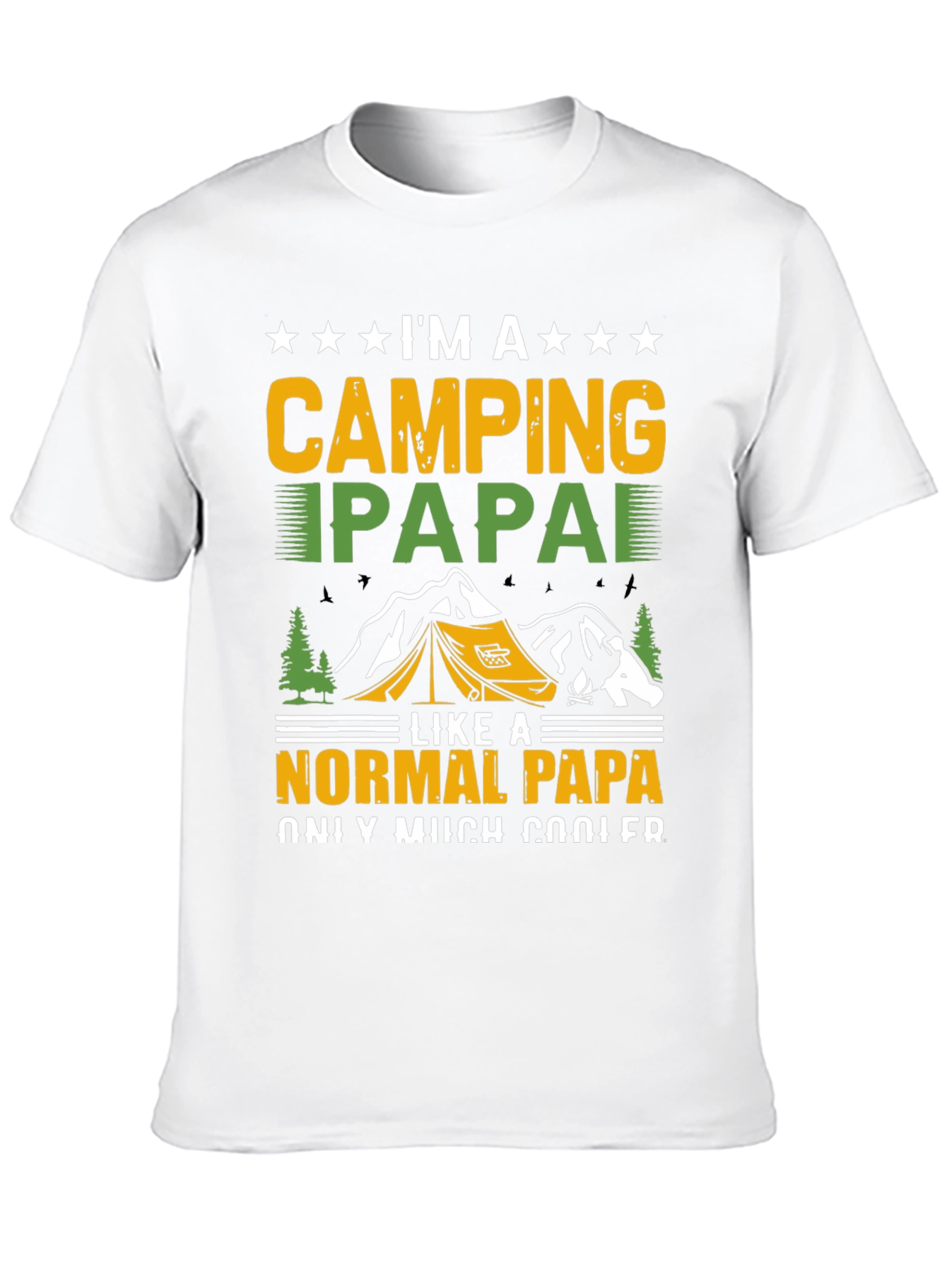 Camping Papa T-Shirt - Cool Dad Apparel