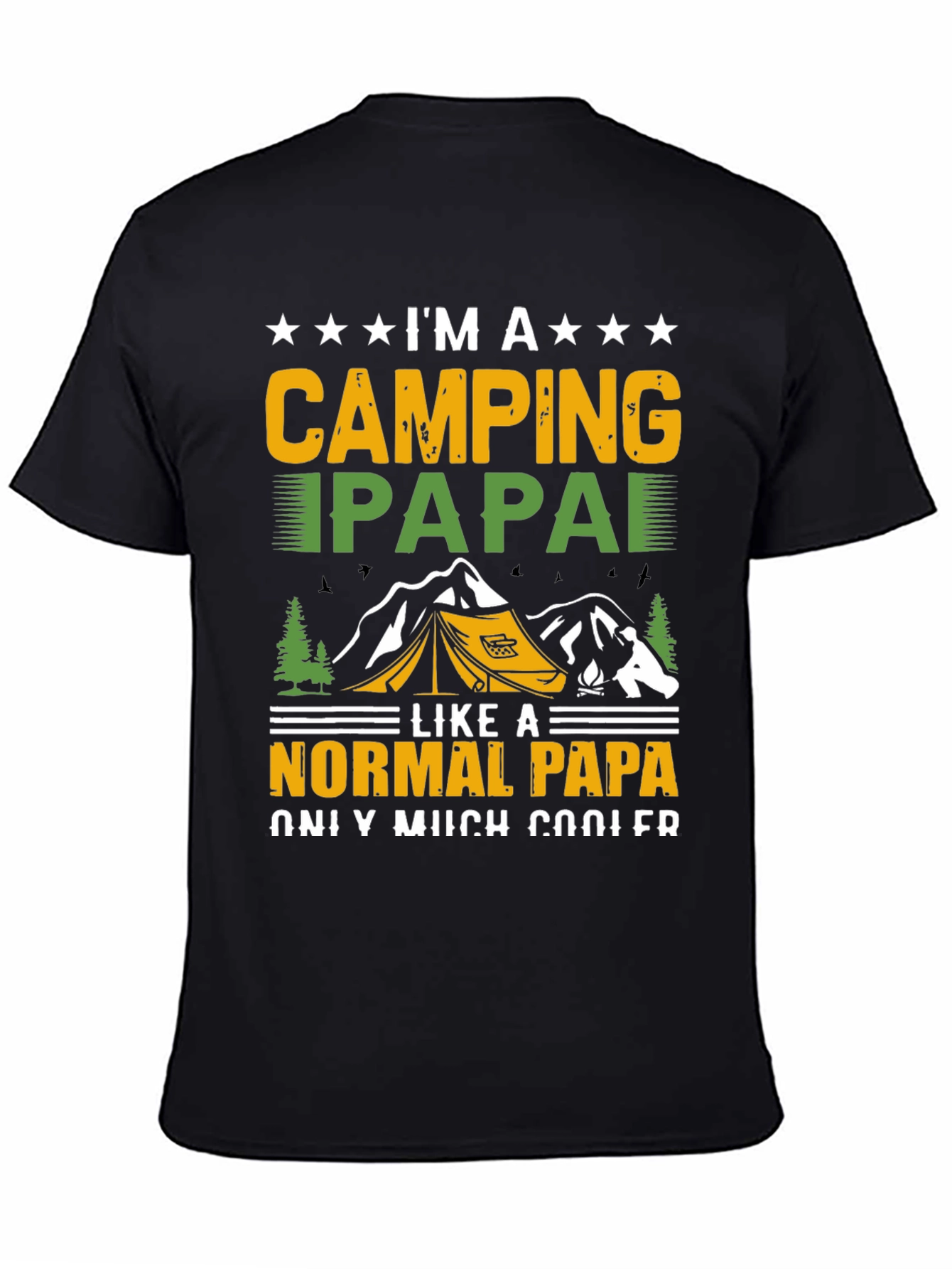 Camping Papa T-Shirt - Cool Dad Apparel