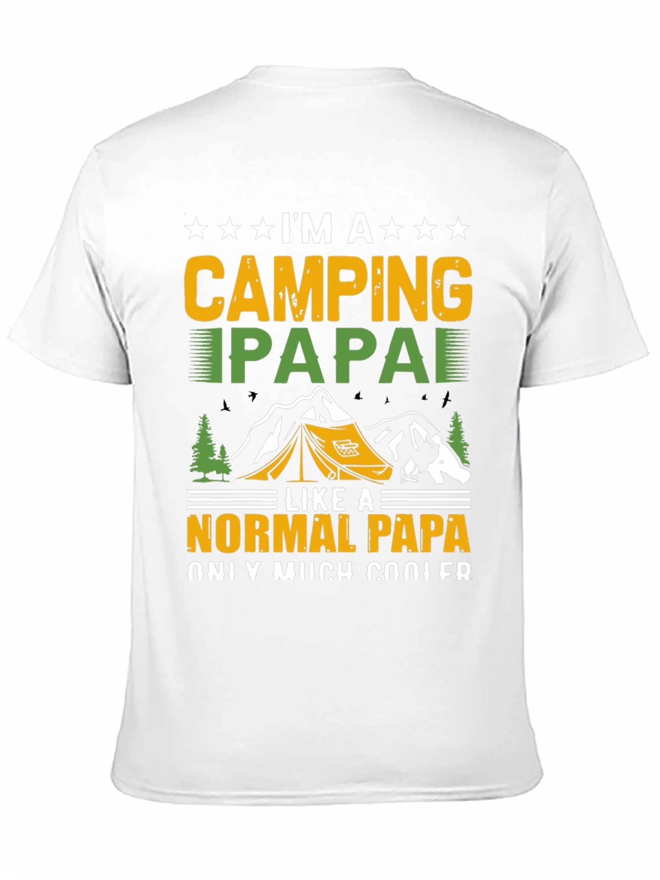 Camping Papa T-Shirt - Cool Dad Apparel