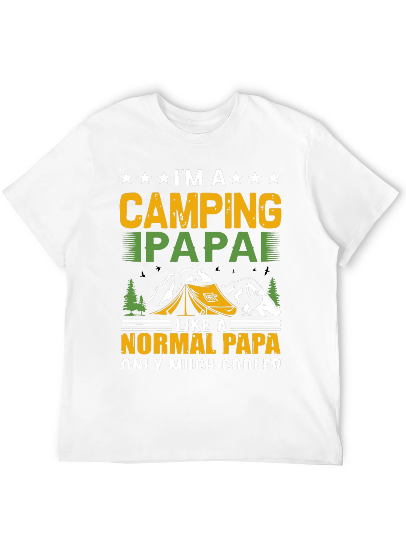 Camping Papa T-Shirt - Cool Dad Apparel