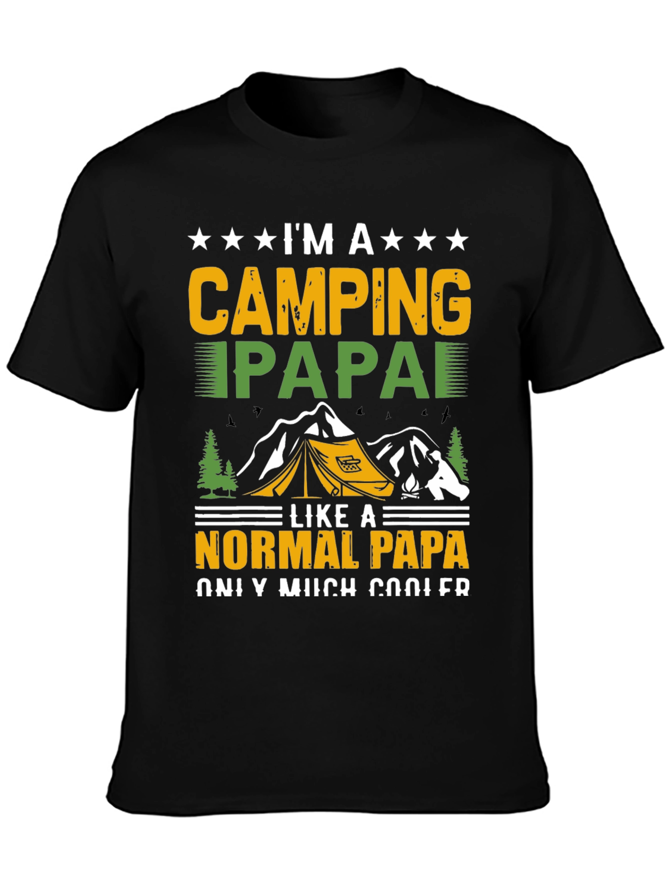 Camping Papa T-Shirt - Cool Dad Apparel