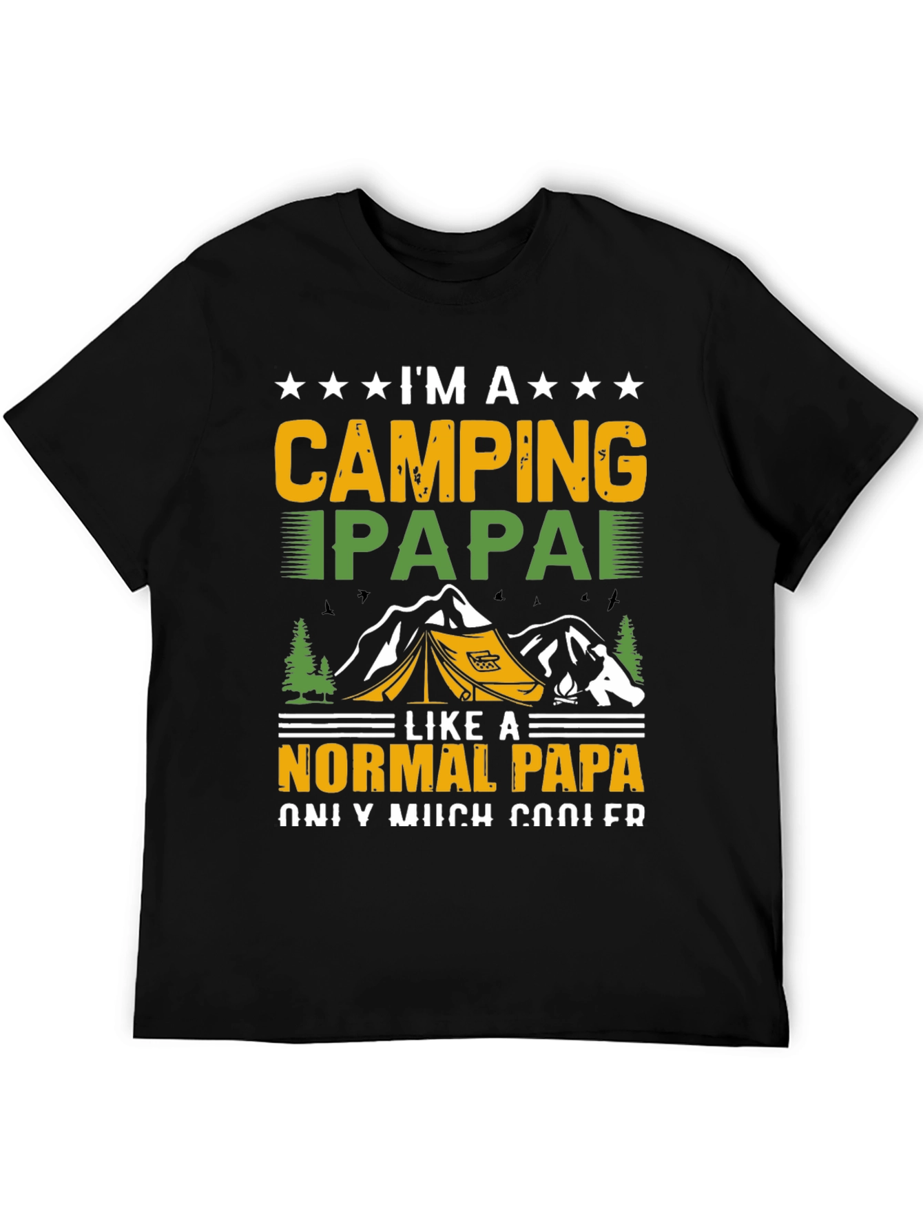 Camping Papa T-Shirt - Cool Dad Apparel