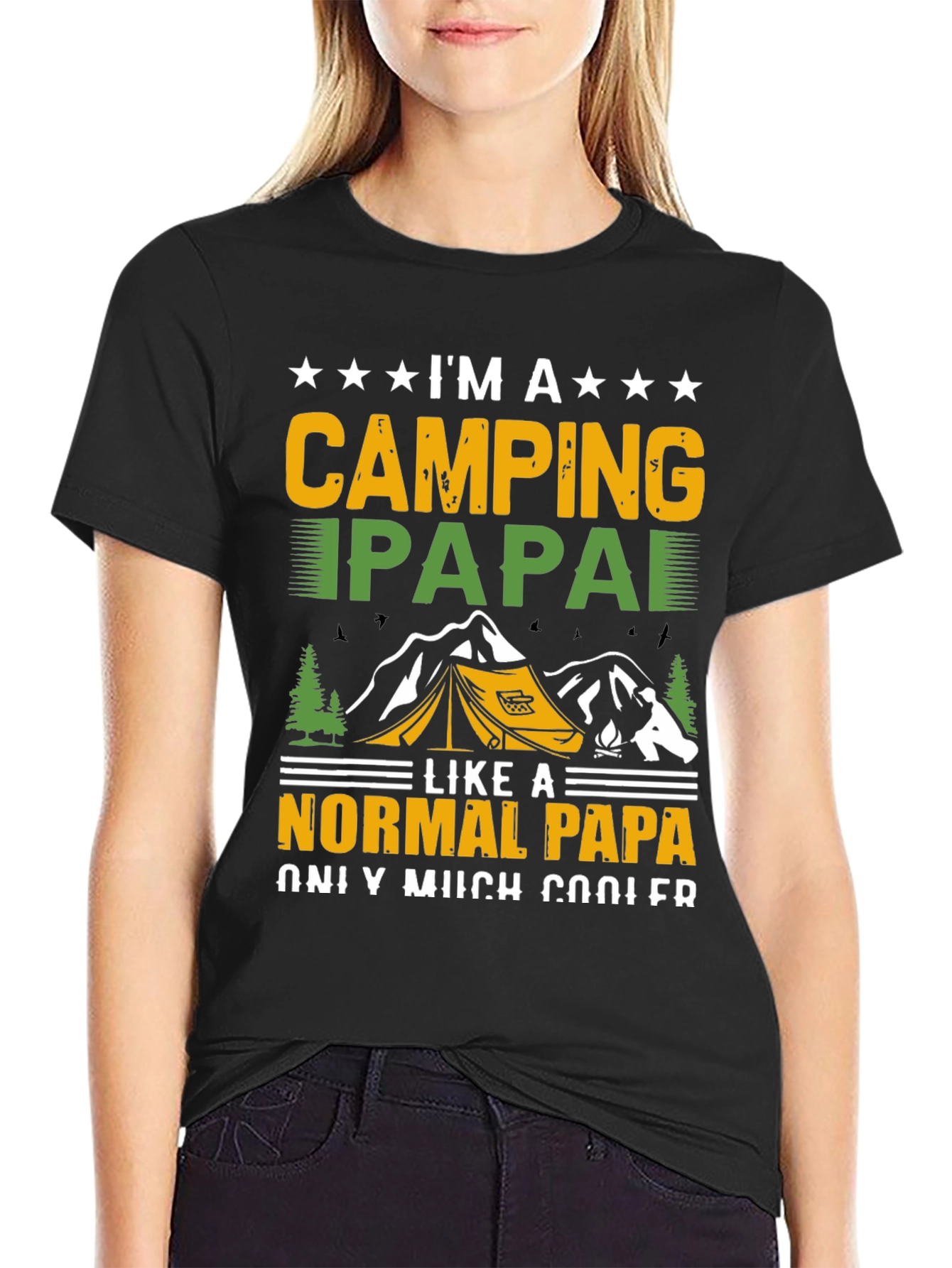 Camping Papa T-Shirt - Cool Dad Apparel