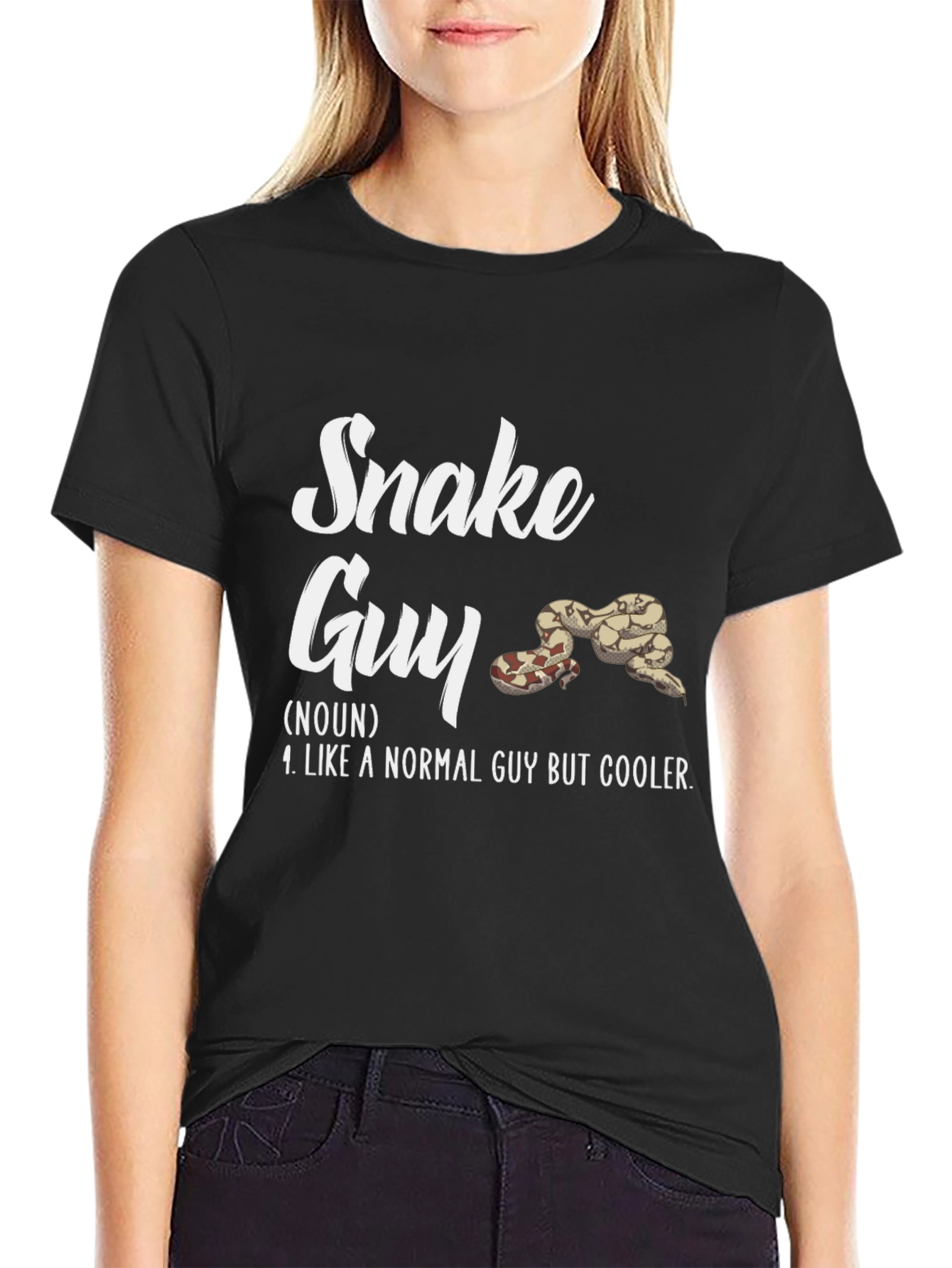 Snake Guy T-Shirt - Novelty Graphic Tee
