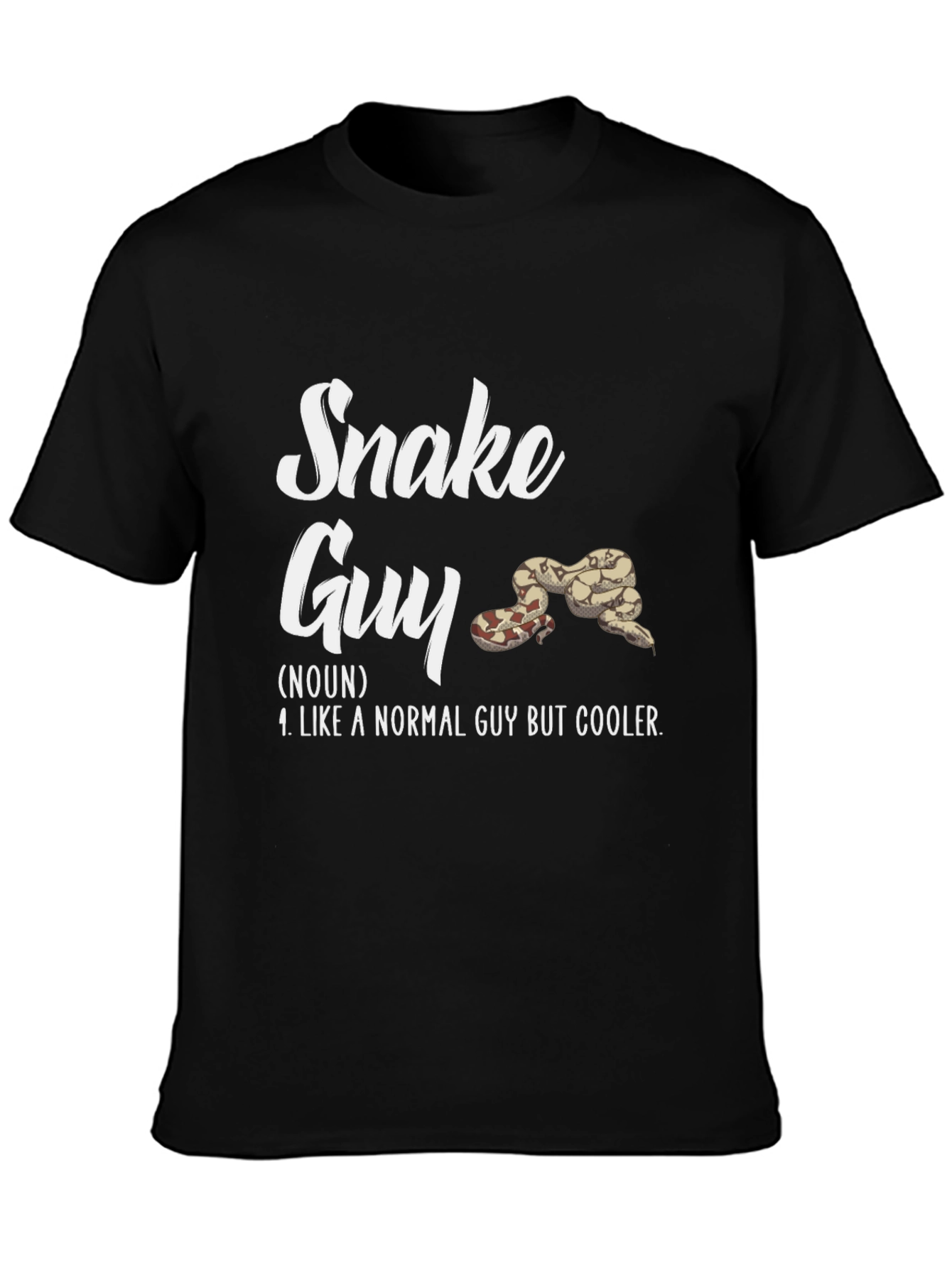 Snake Guy T-Shirt - Novelty Graphic Tee