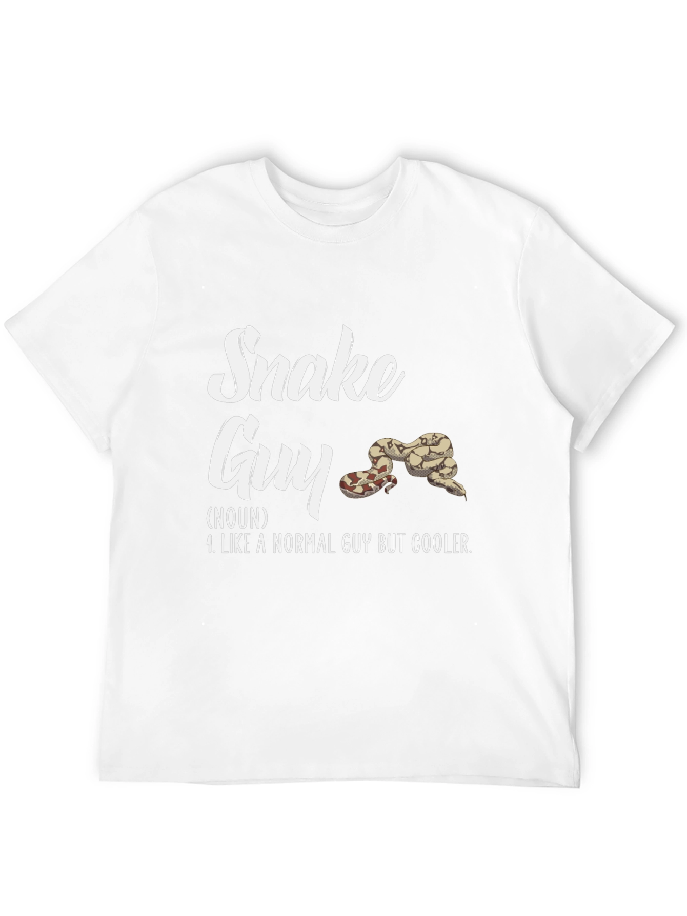 Snake Guy T-Shirt - Novelty Graphic Tee