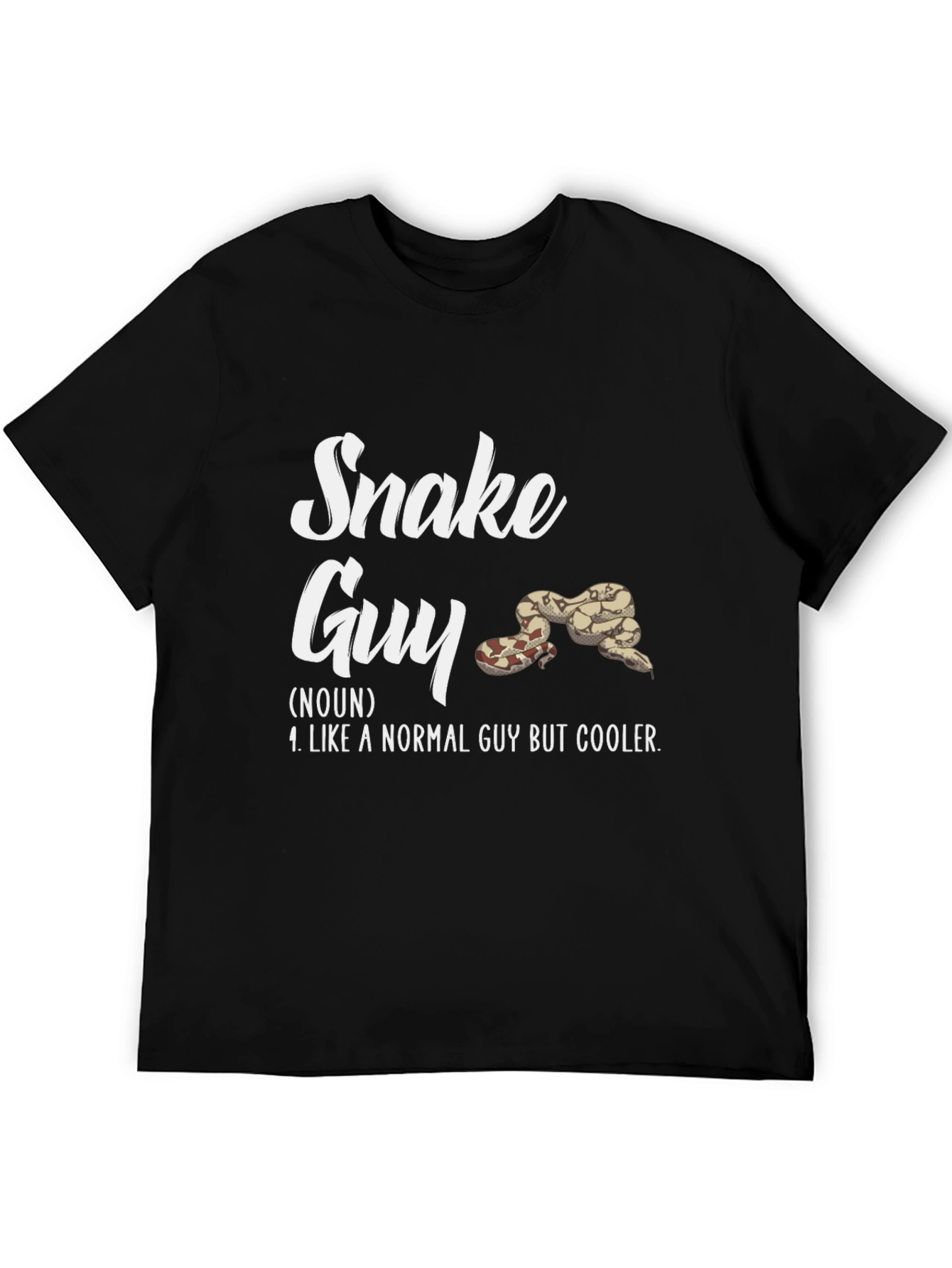 Snake Guy T-Shirt - Novelty Graphic Tee