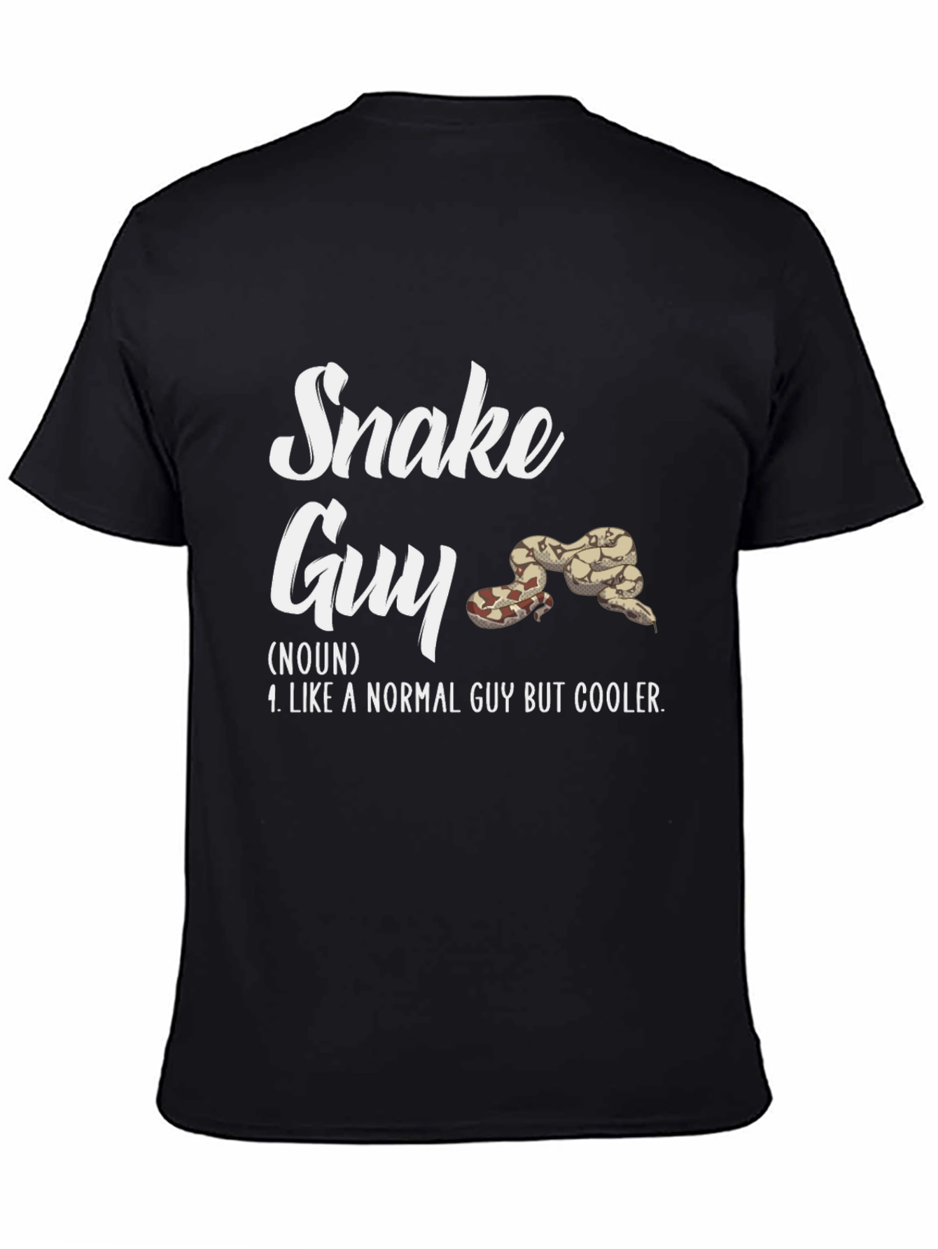 Snake Guy T-Shirt - Novelty Graphic Tee
