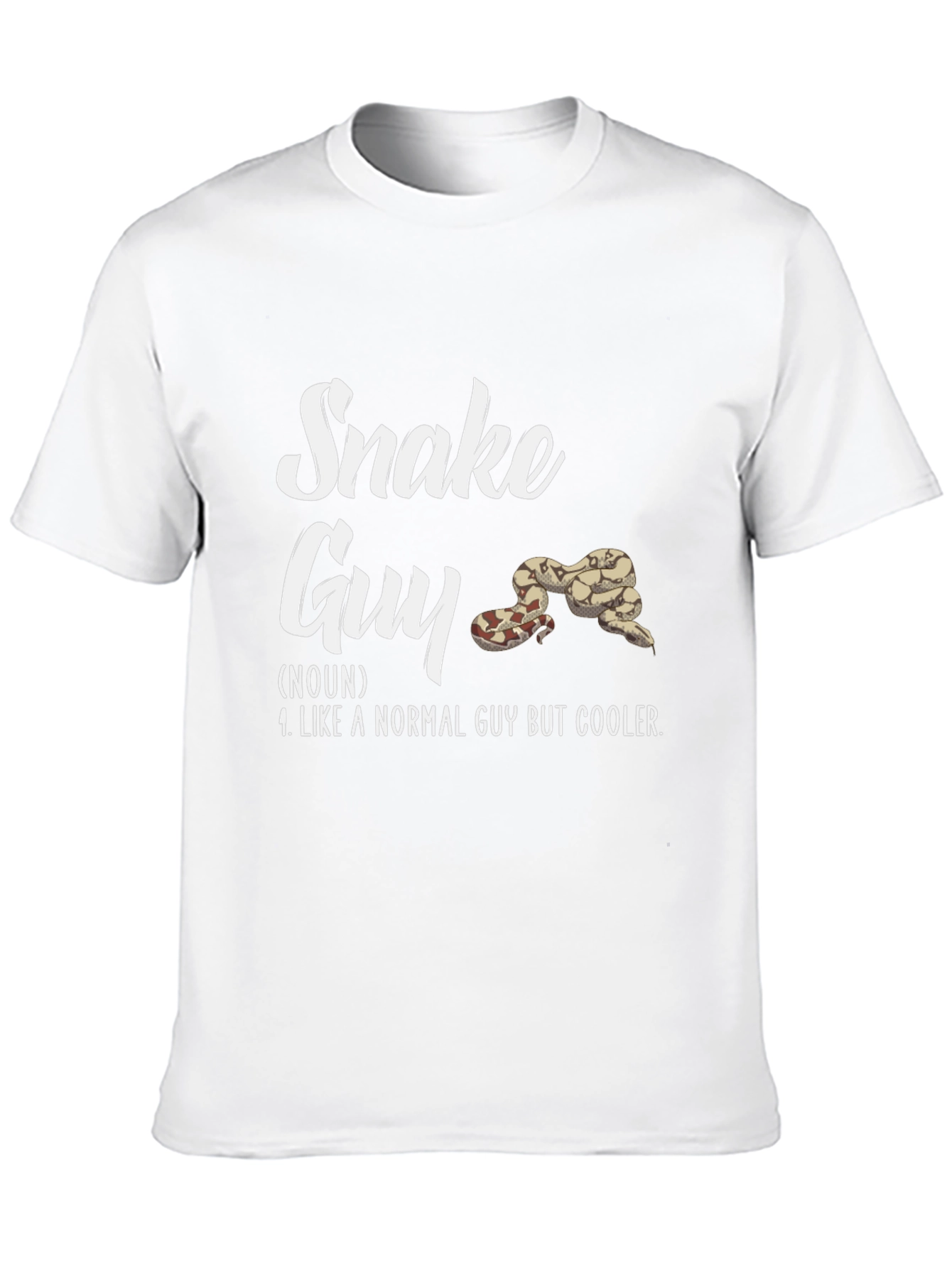 Snake Guy T-Shirt - Novelty Graphic Tee