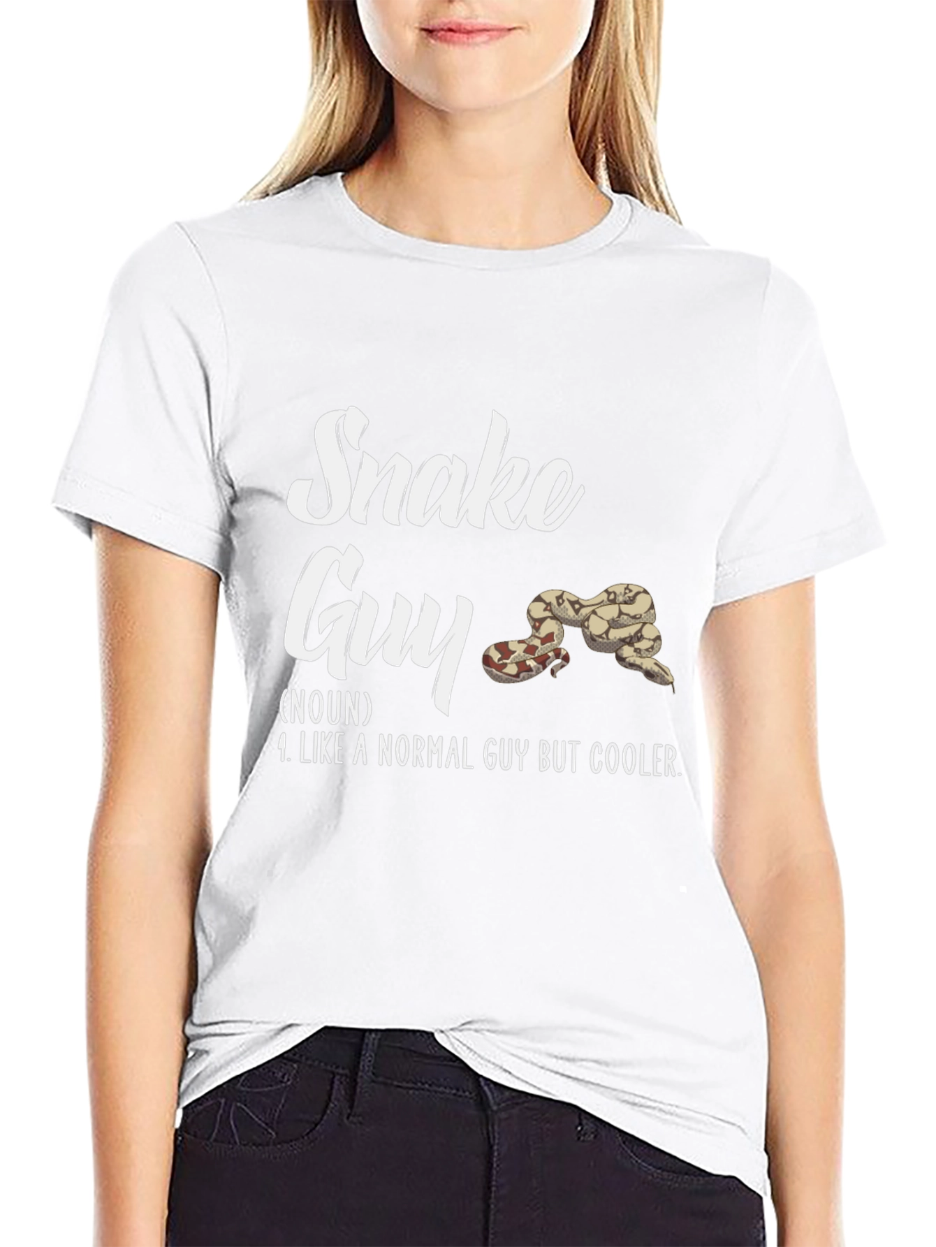 Snake Guy T-Shirt - Novelty Graphic Tee