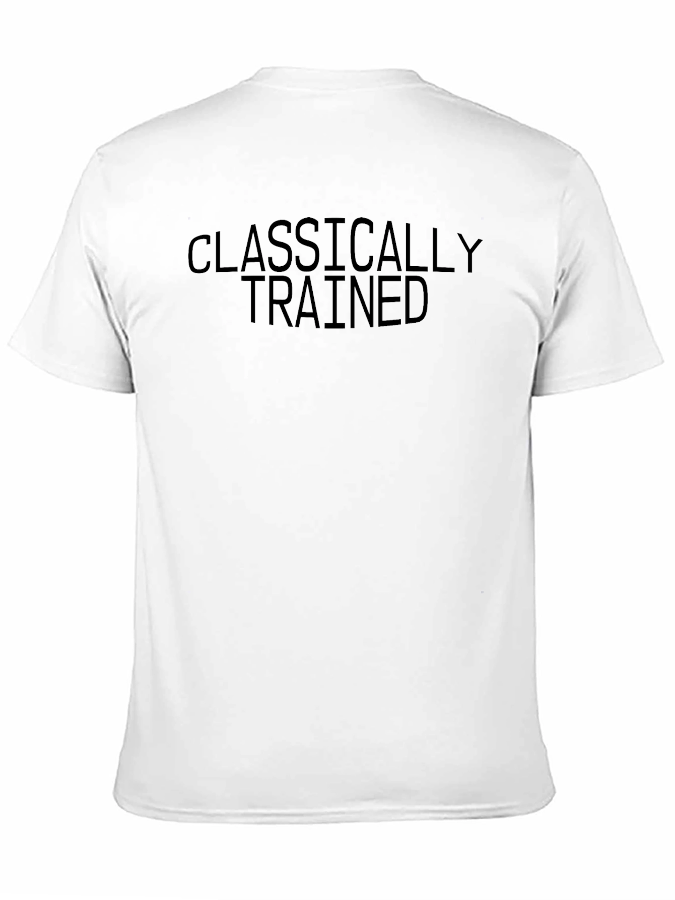 Classically Trained Black T-Shirt for Men