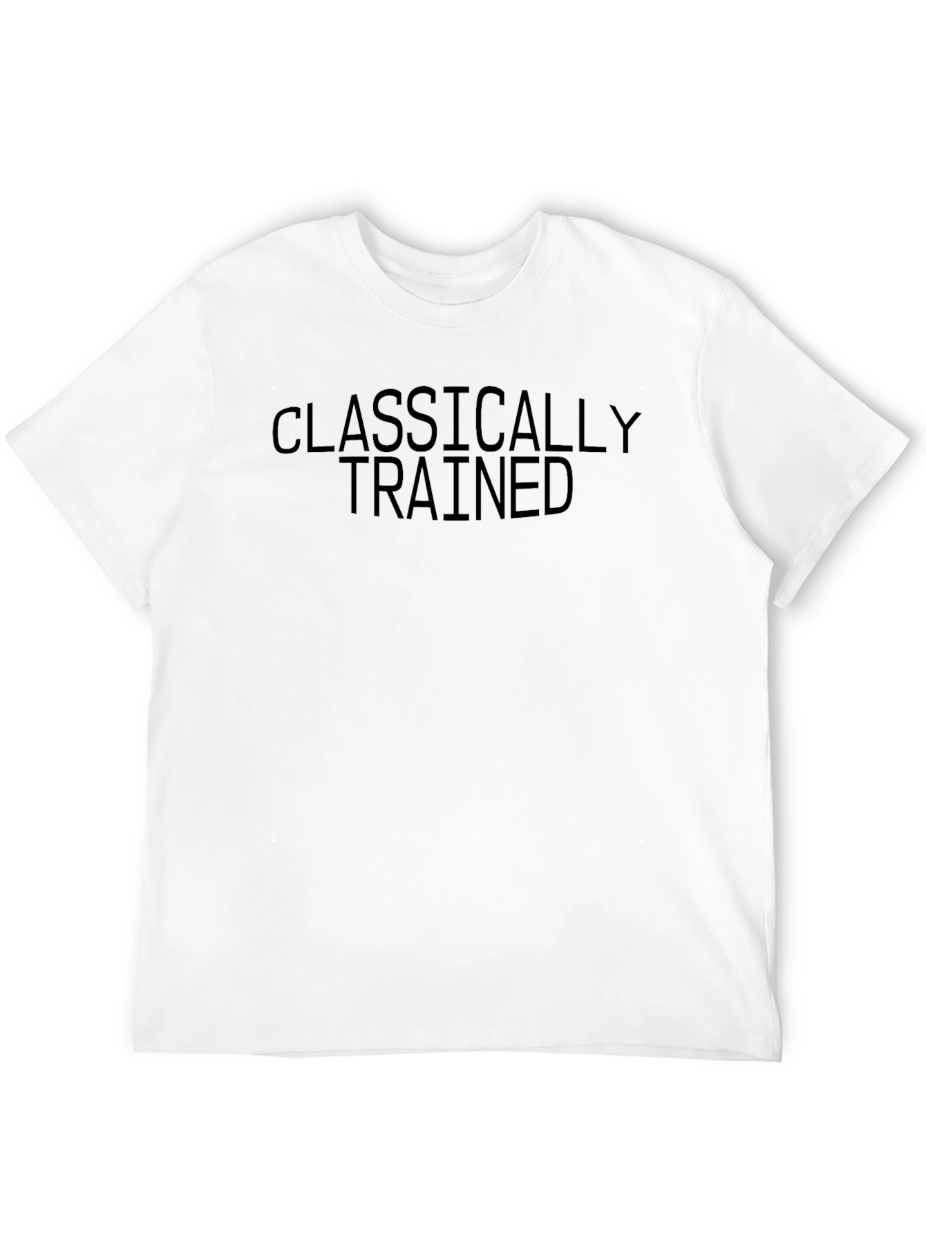 Classically Trained Black T-Shirt for Men