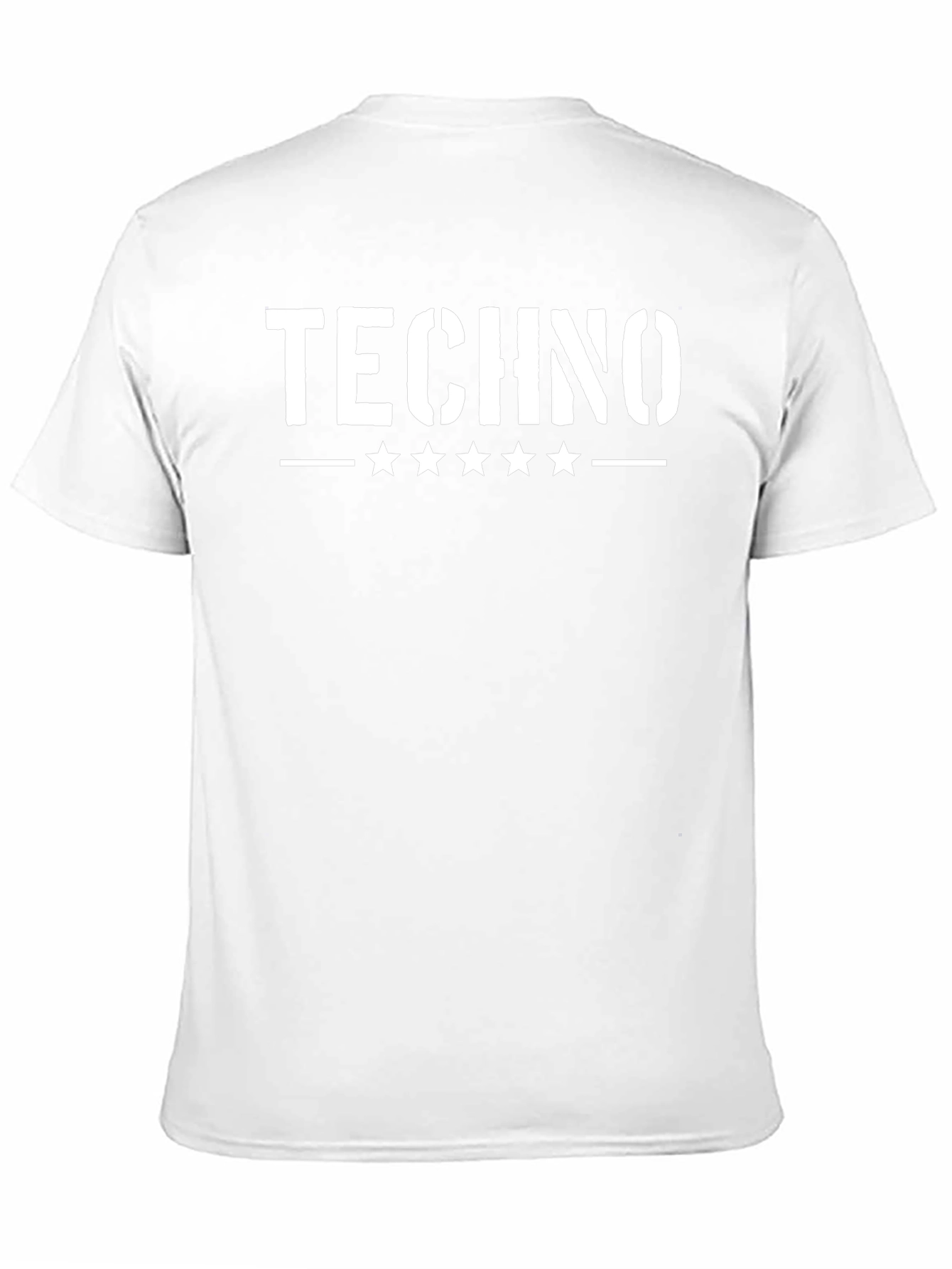 Techno Star Graphic T-Shirt - Black