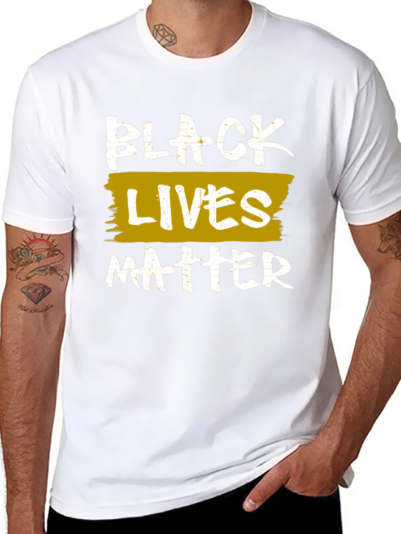 Black Lives Matter Graphic T-Shirt - BLM Awareness