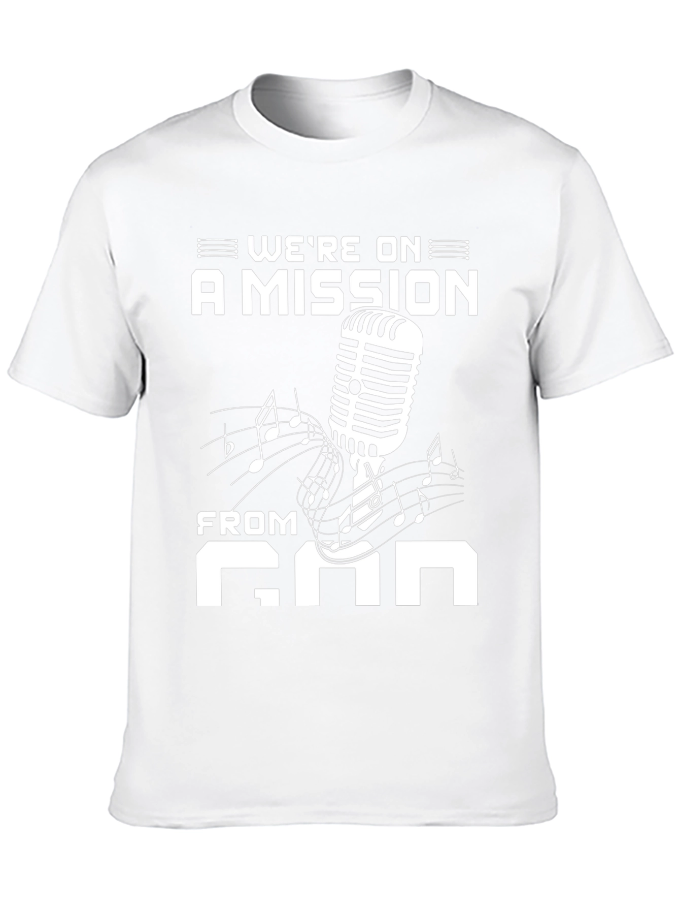 Were on a Mission From God Black T-Shirt