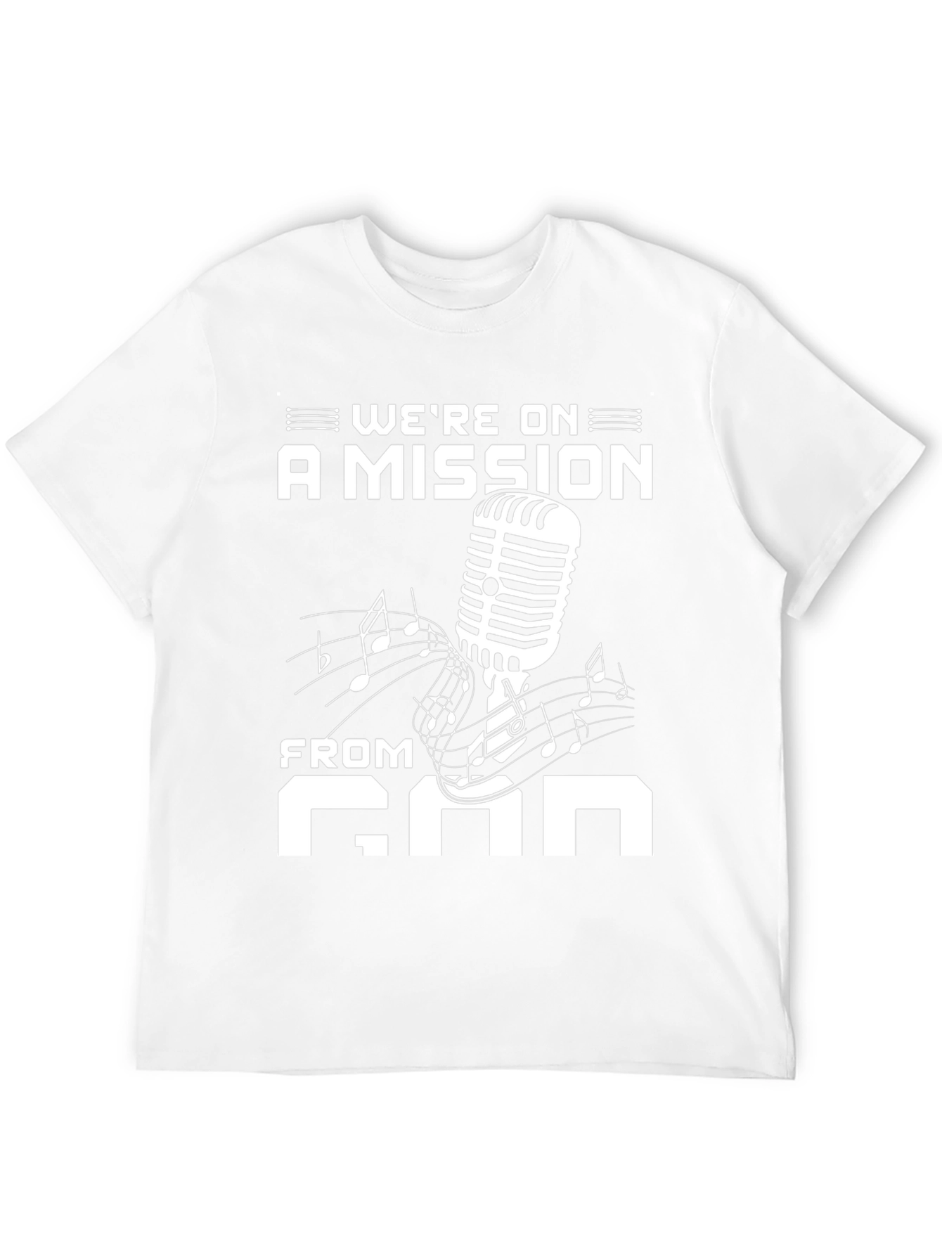 Were on a Mission From God Black T-Shirt