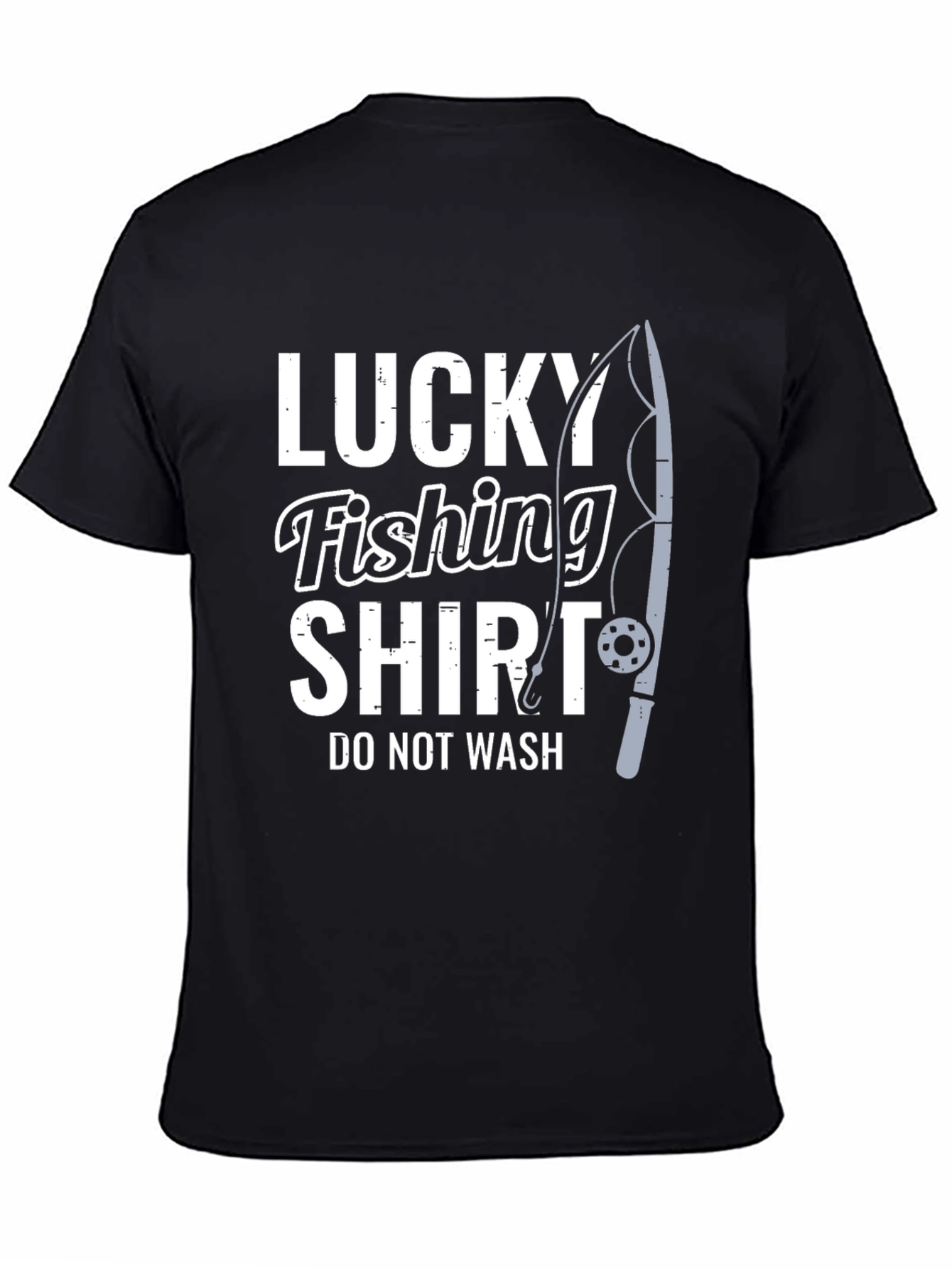 Lucky Fishing Shirt - Novelty Fisherman Tee