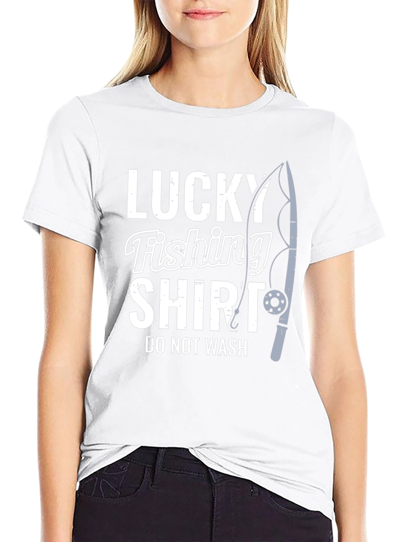 Lucky Fishing Shirt - Novelty Fisherman Tee
