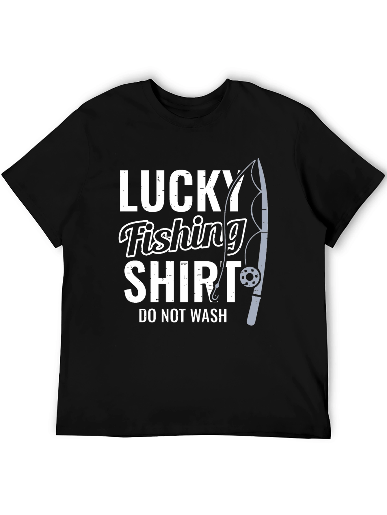 Lucky Fishing Shirt - Novelty Fisherman Tee