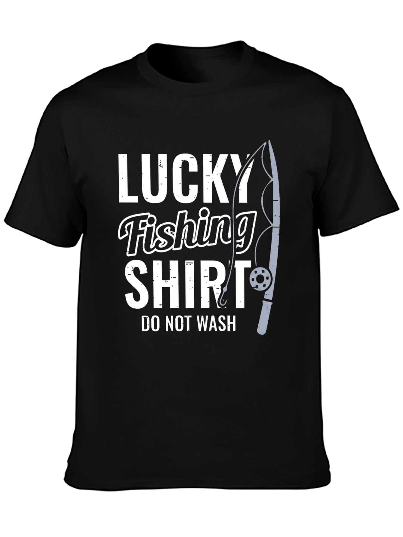 Lucky Fishing Shirt - Novelty Fisherman Tee