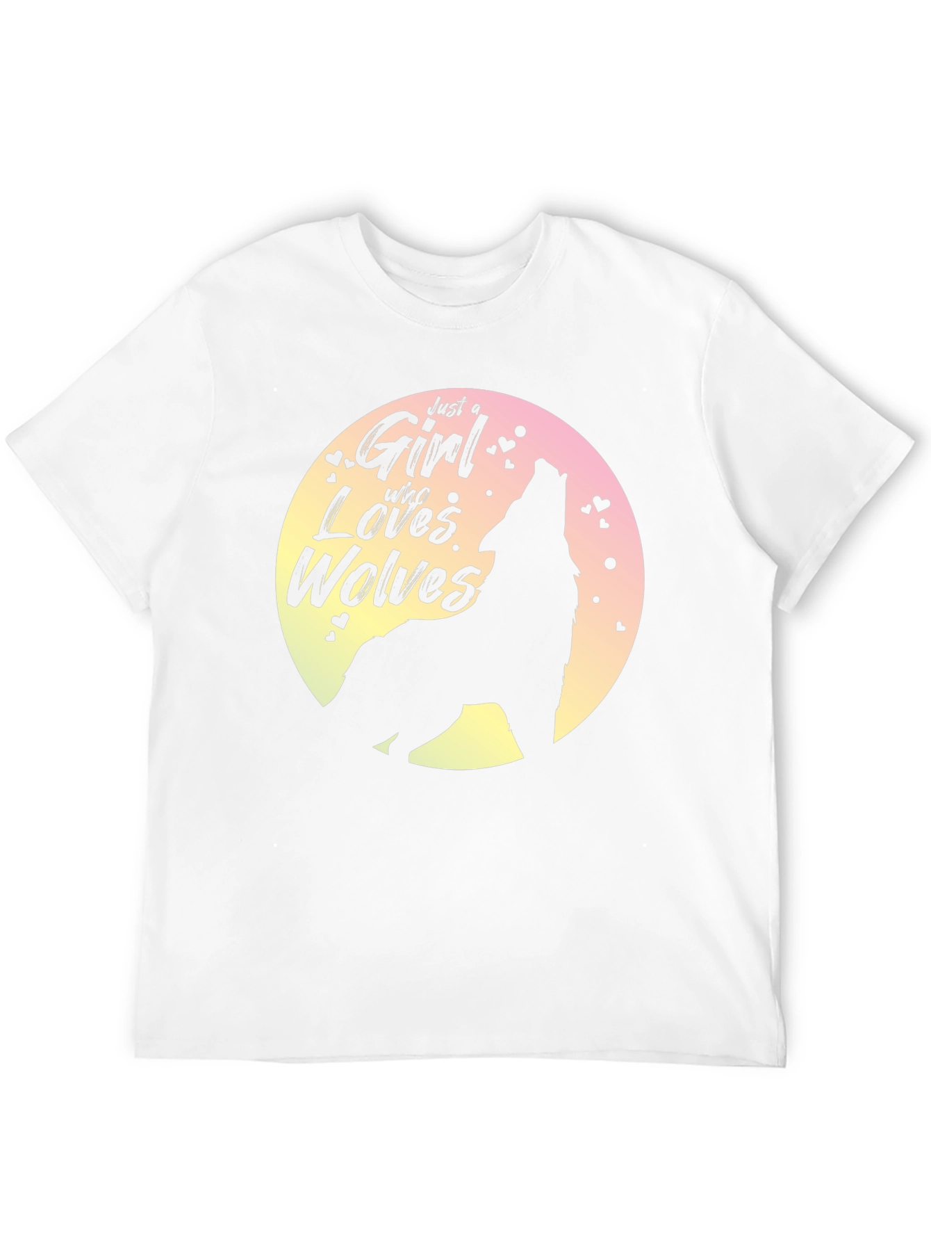 Girl Who Loves Wolves T-Shirt
