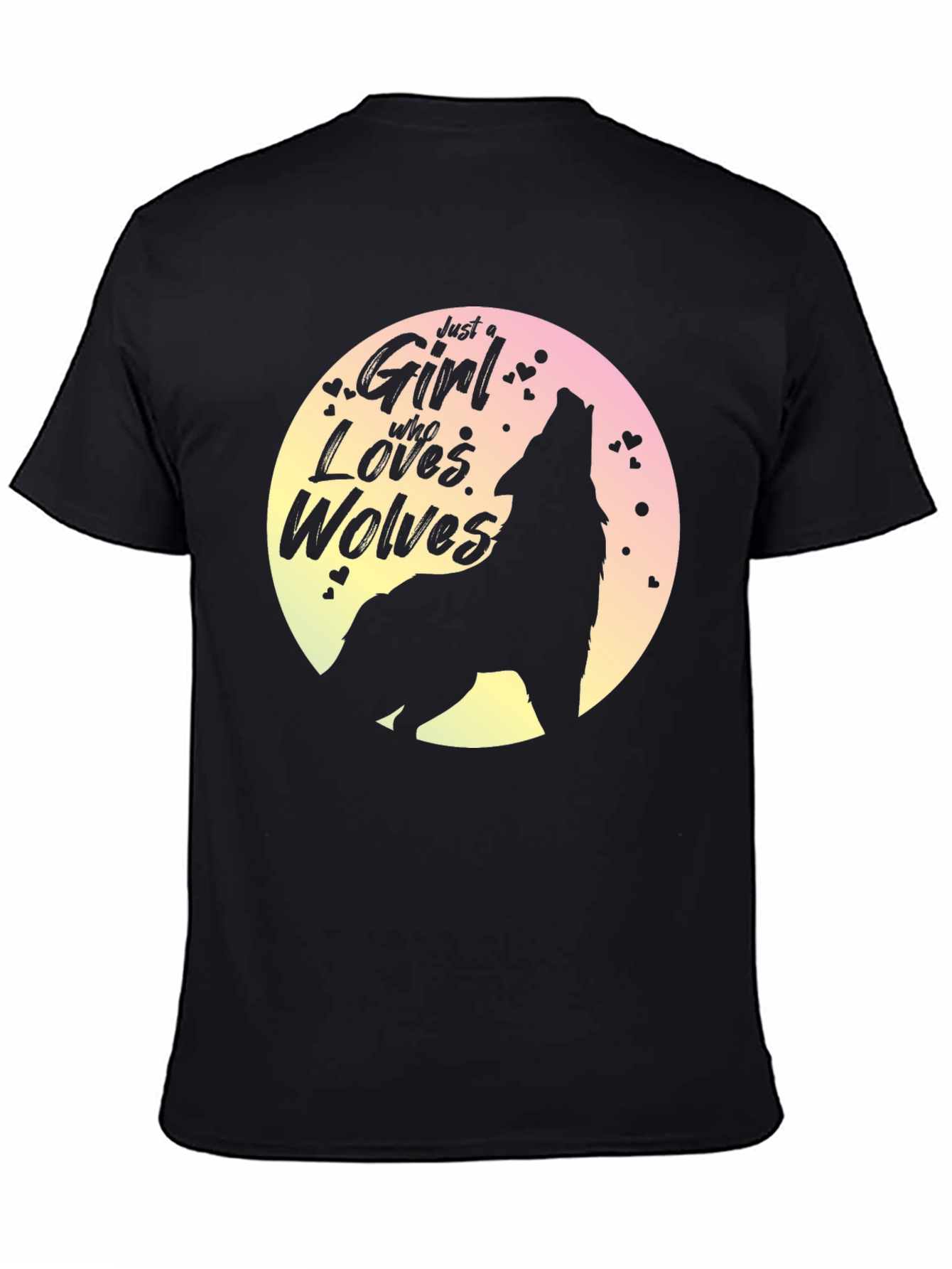 Girl Who Loves Wolves T-Shirt