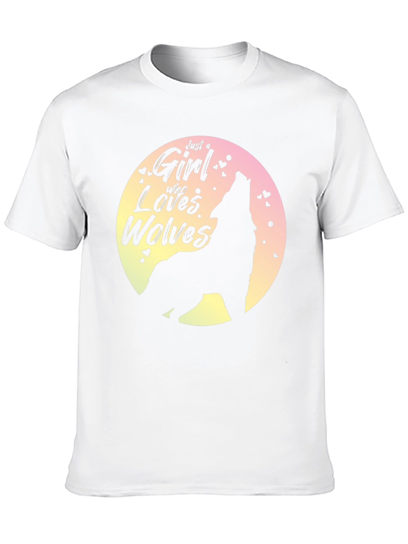 Girl Who Loves Wolves T-Shirt