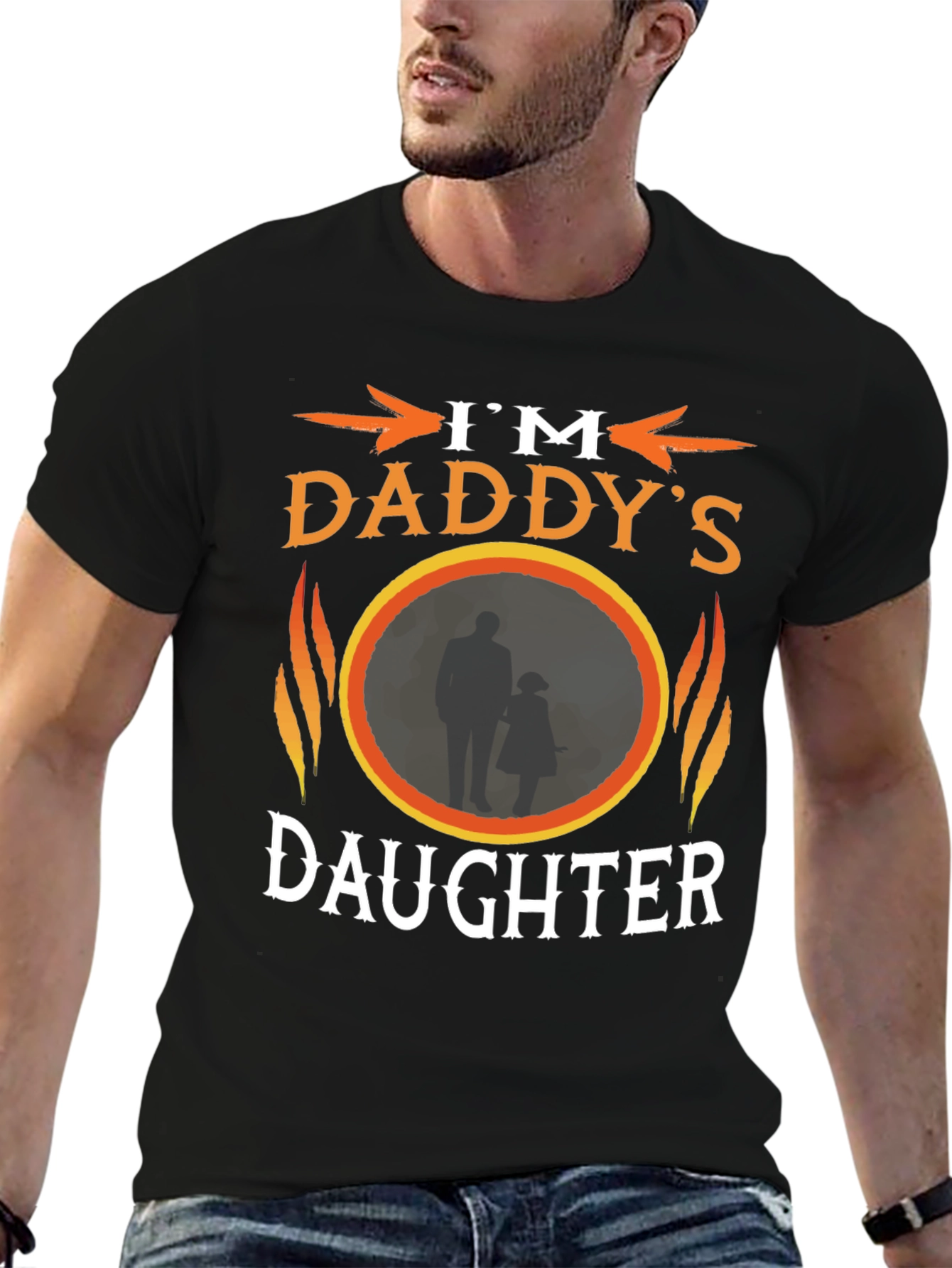 Daddys Daughter Black T-Shirt