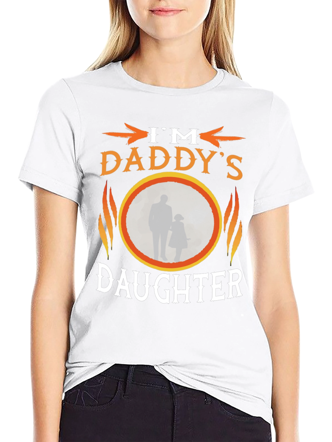 Daddys Daughter Black T-Shirt