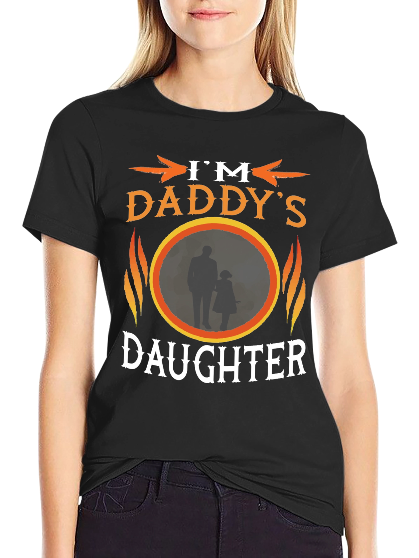Daddys Daughter Black T-Shirt