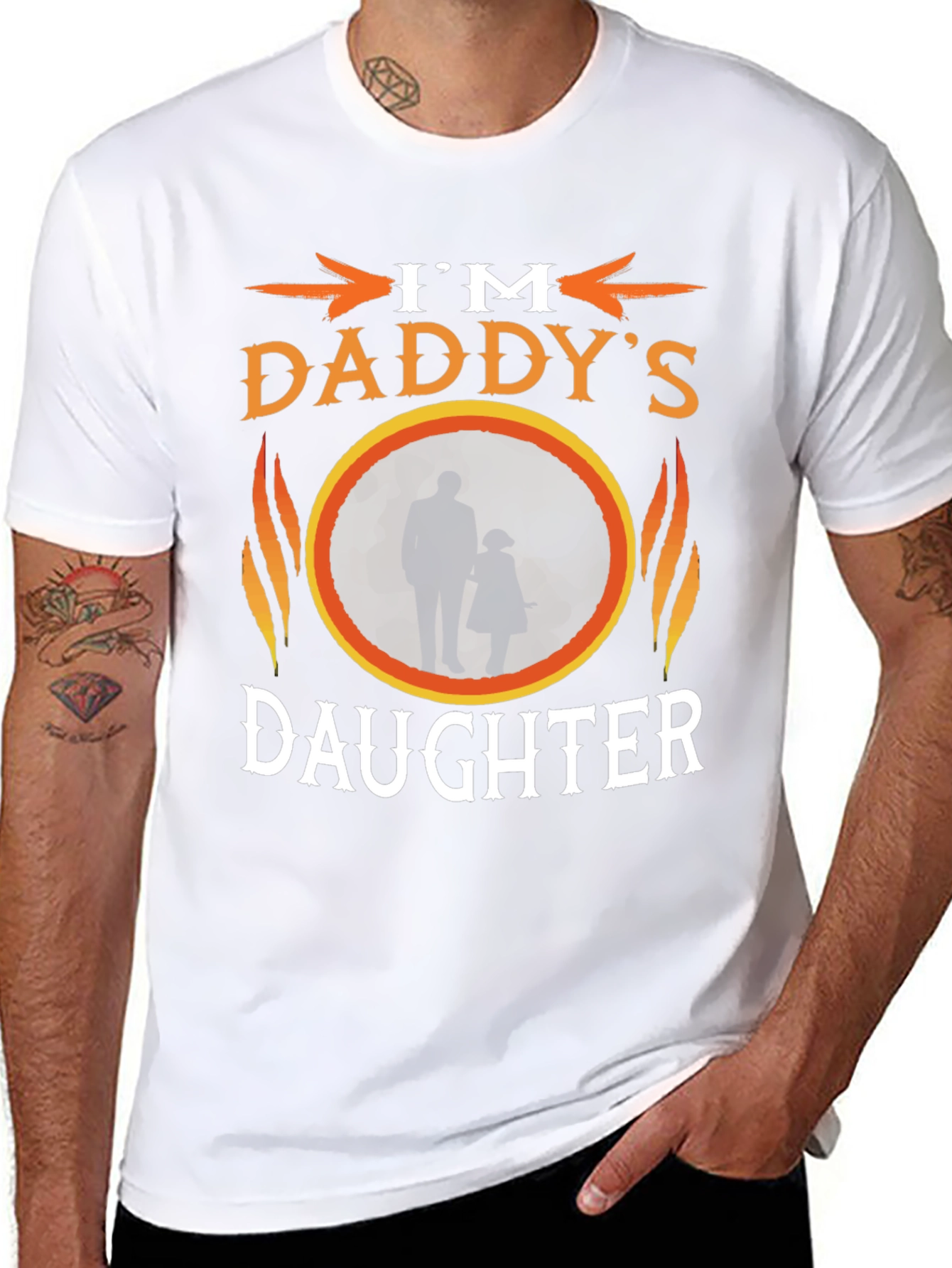 Daddys Daughter Black T-Shirt