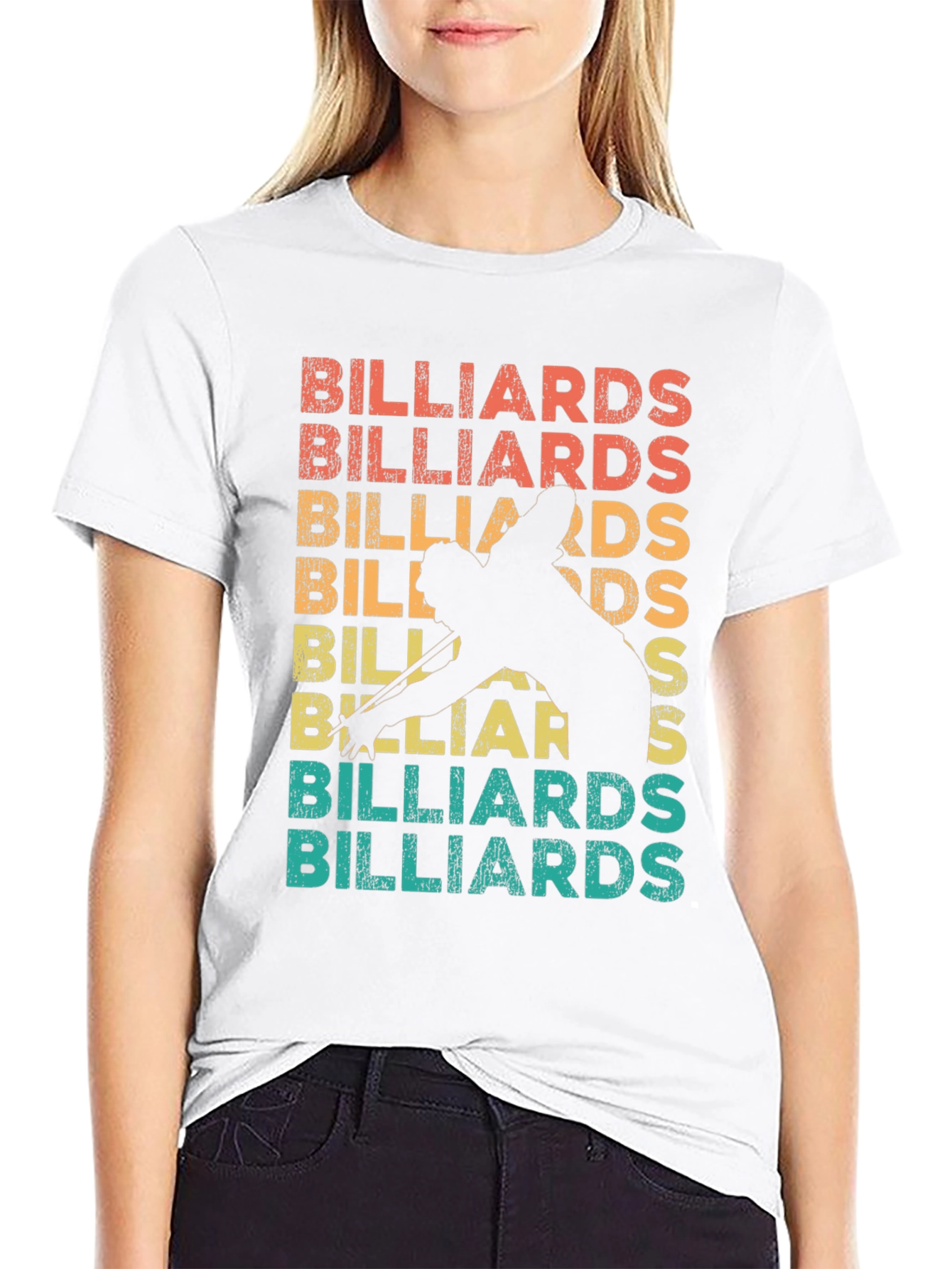 Retro Billiards Graphic T-Shirt - Cue Sports Apparel