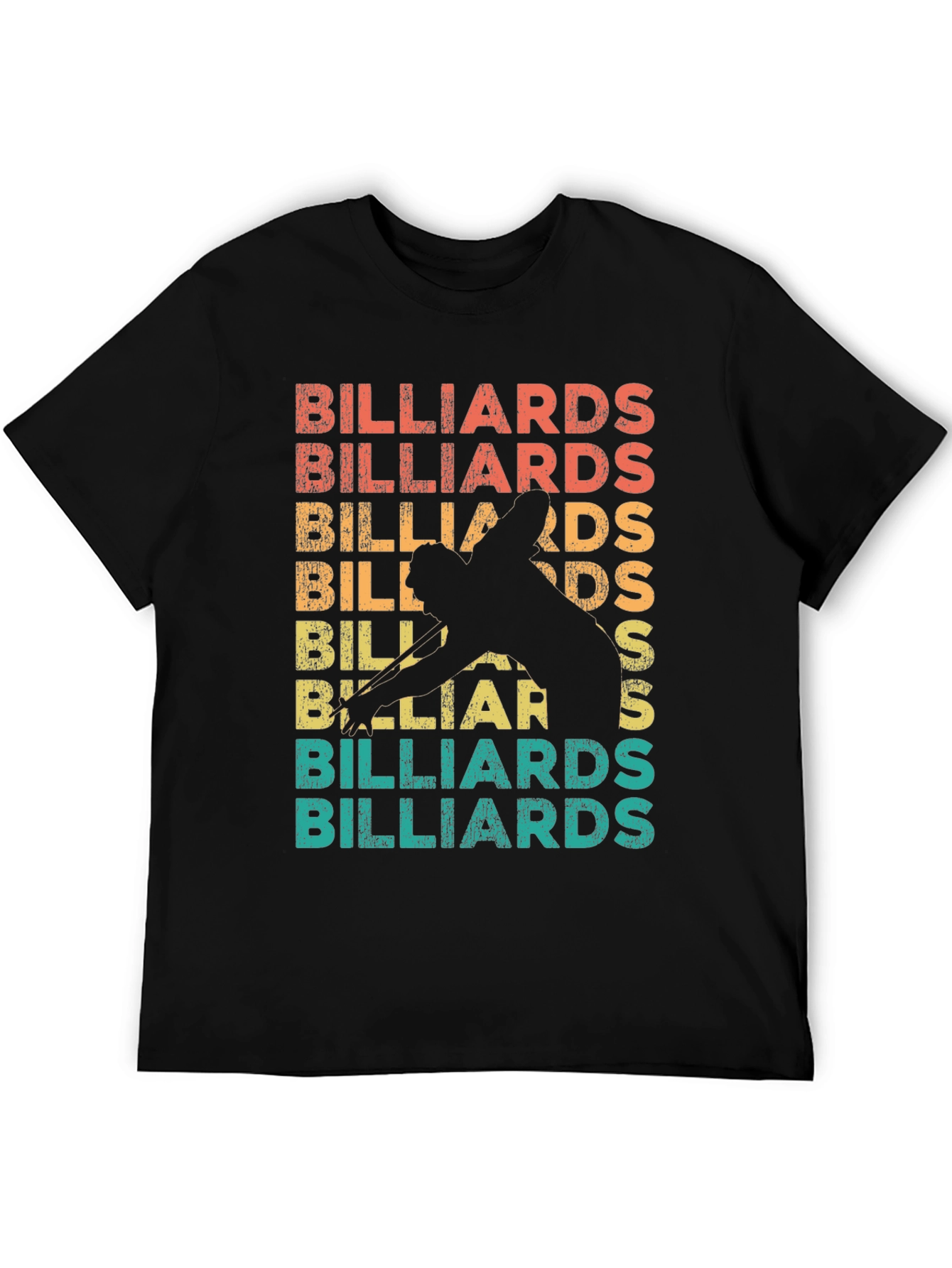 Retro Billiards Graphic T-Shirt - Cue Sports Apparel
