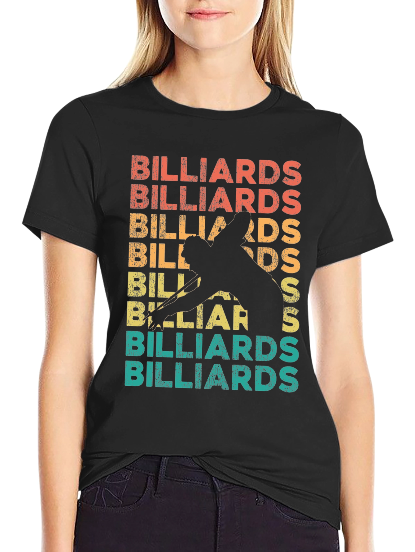 Retro Billiards Graphic T-Shirt - Cue Sports Apparel