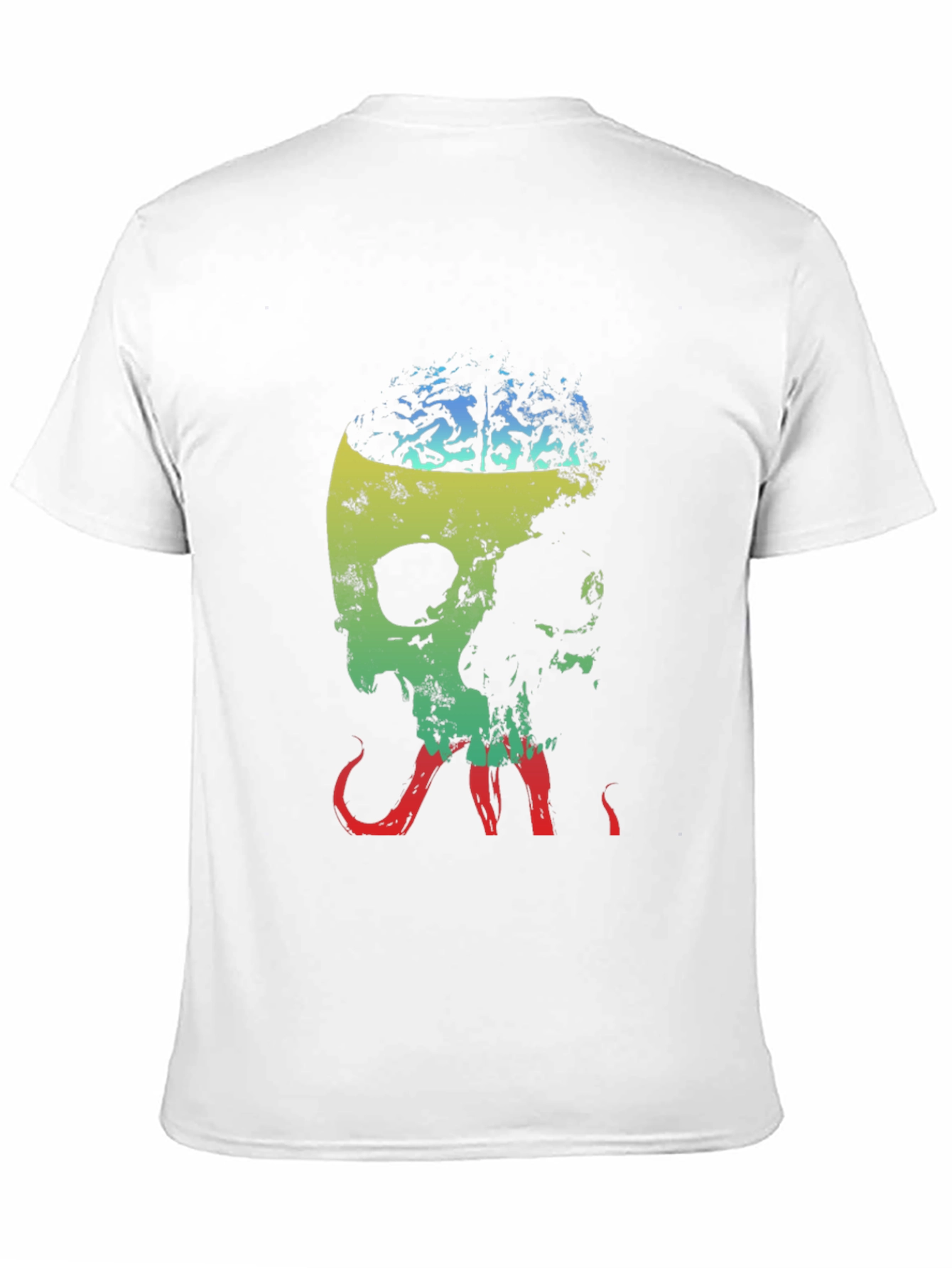 Brainy Skull Graphic Tee - Unique Design