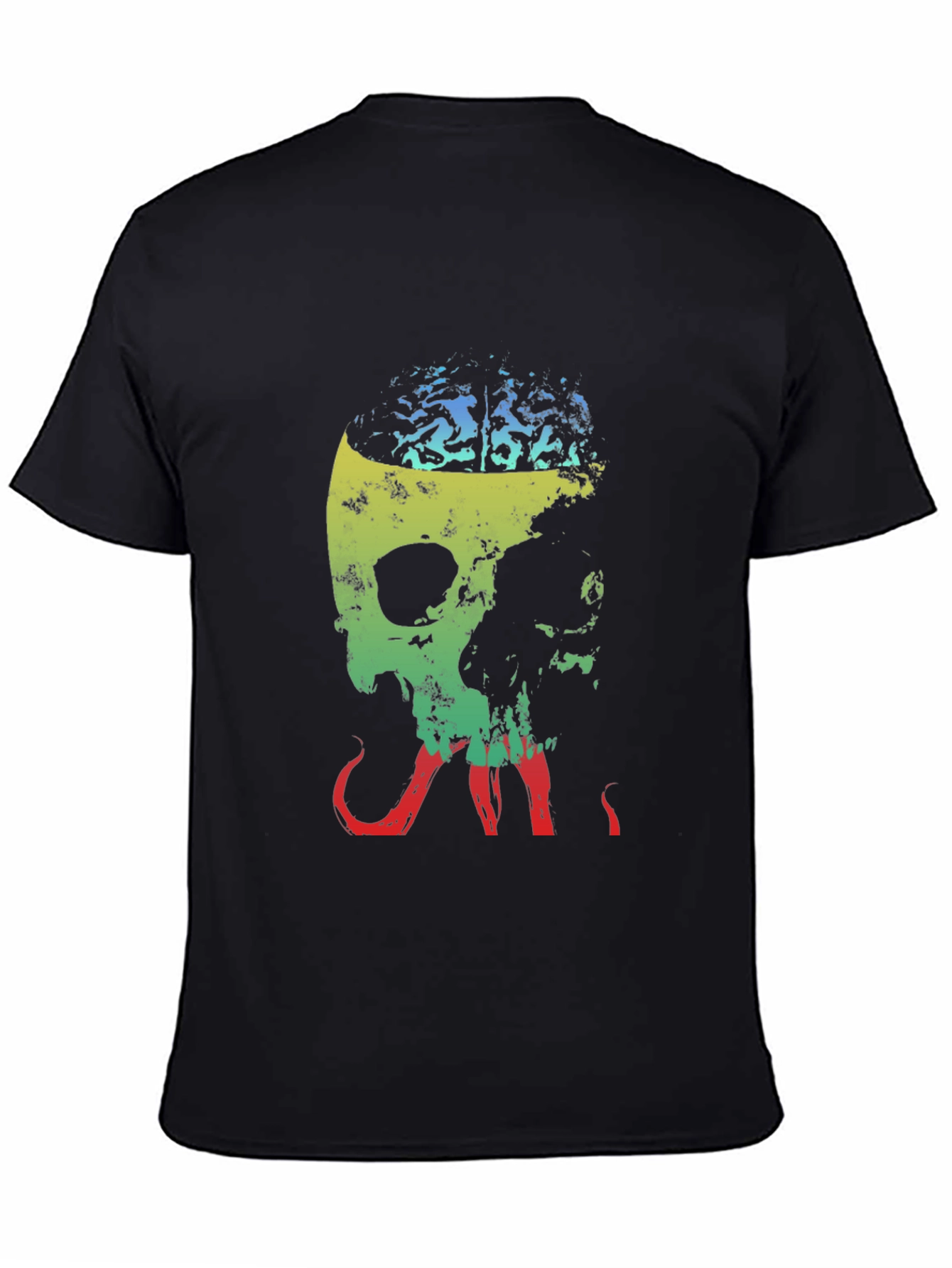 Brainy Skull Graphic Tee - Unique Design