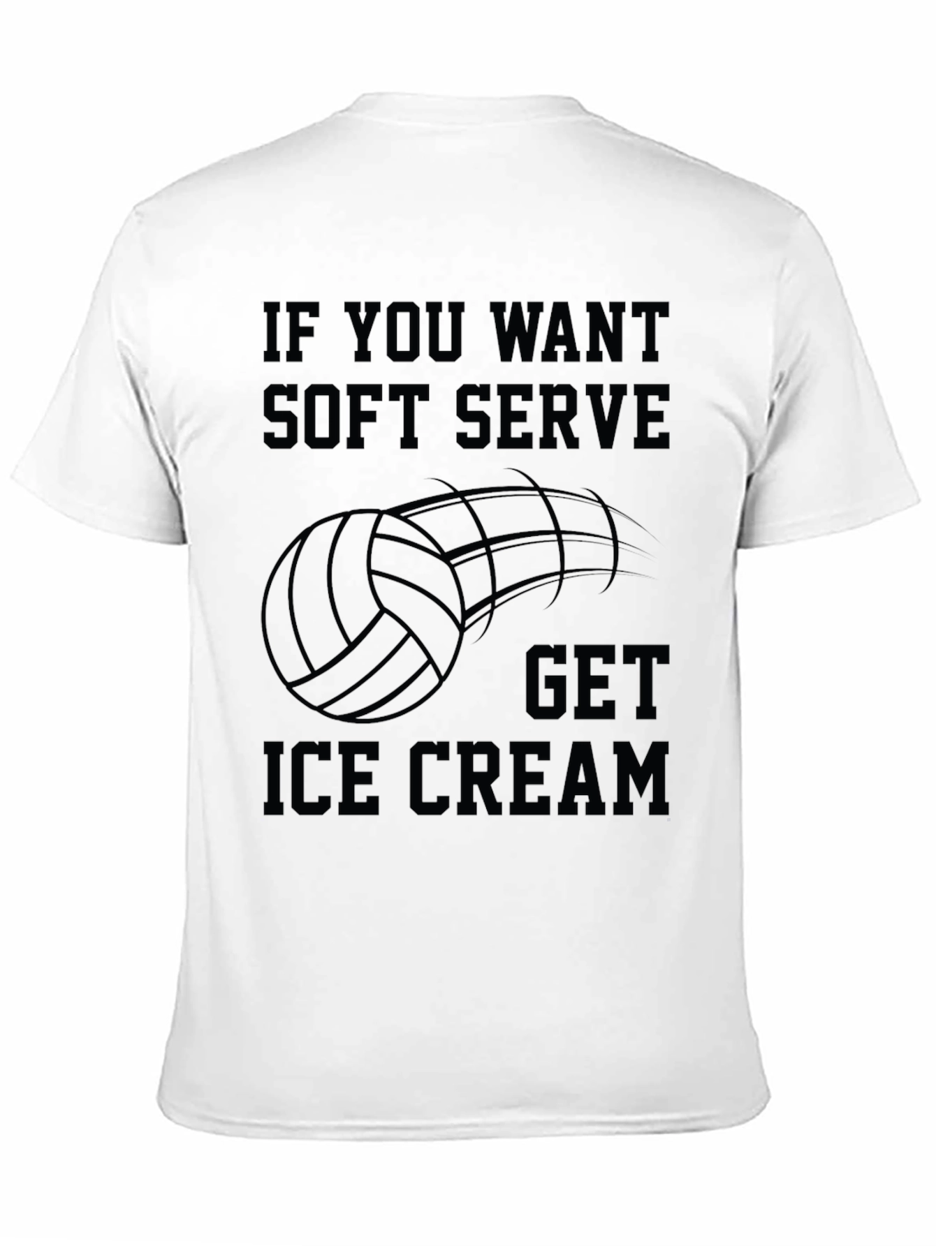 Volleyball Soft Serve Ice Cream T-Shirt