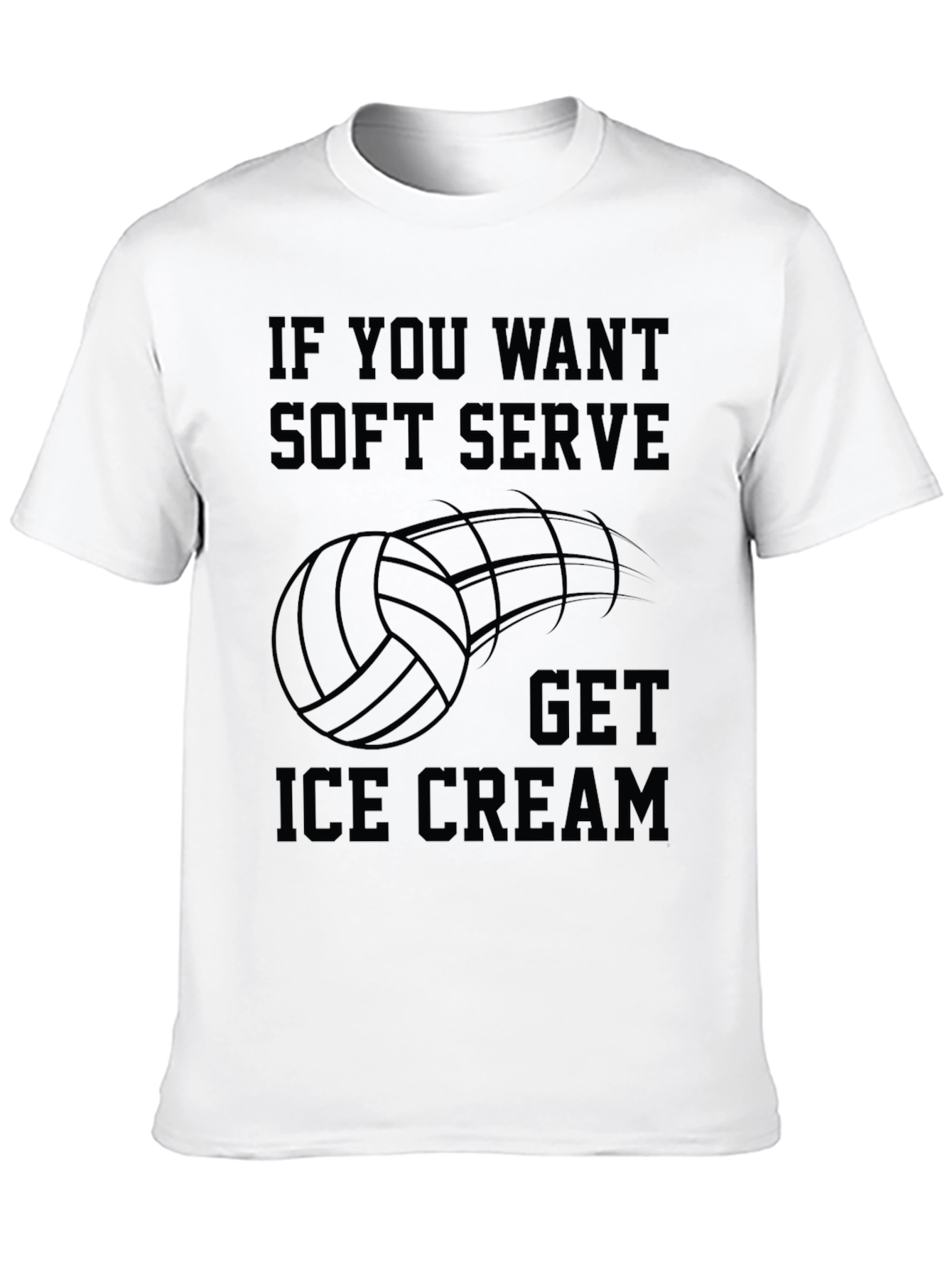 Volleyball Soft Serve Ice Cream T-Shirt
