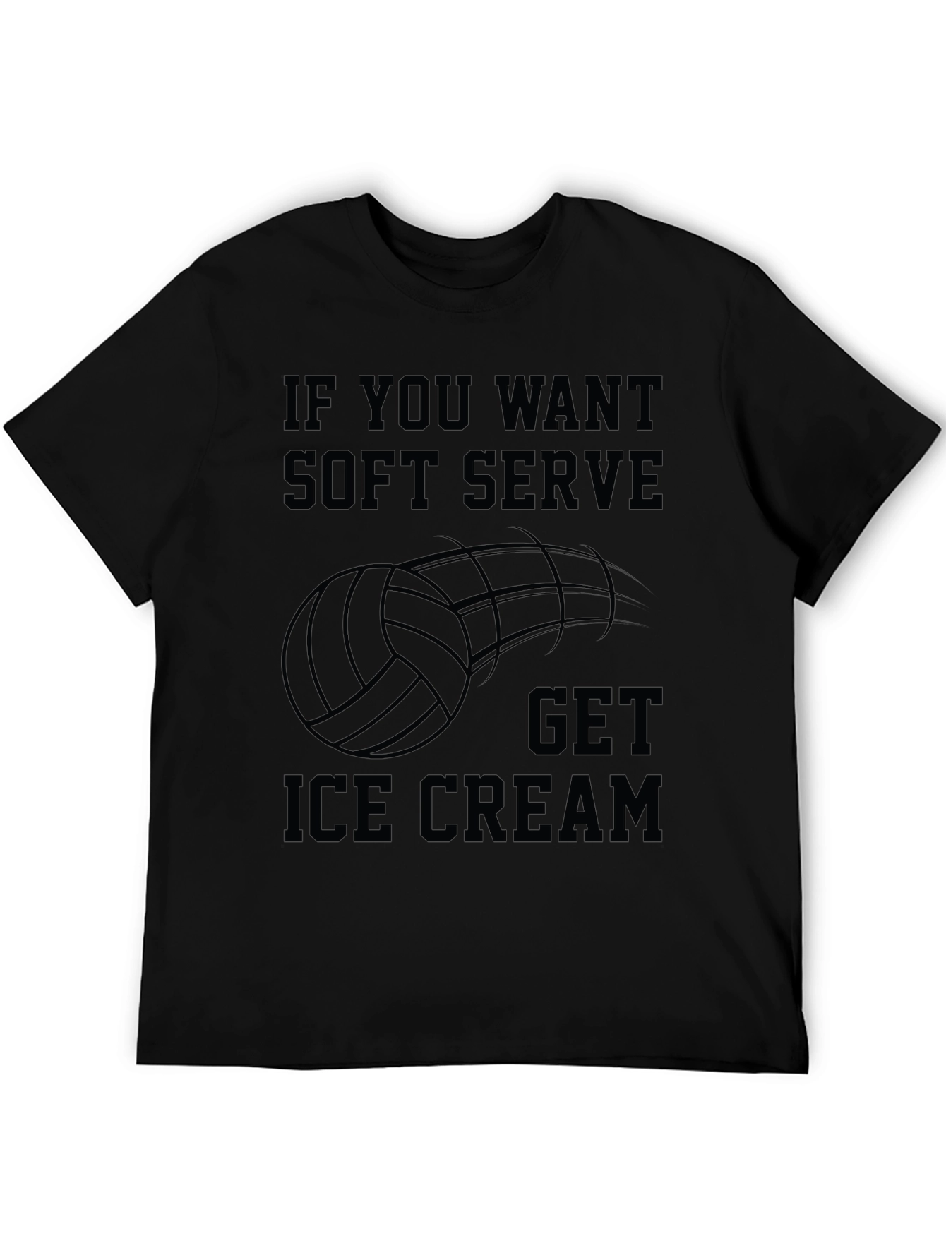 Volleyball Soft Serve Ice Cream T-Shirt
