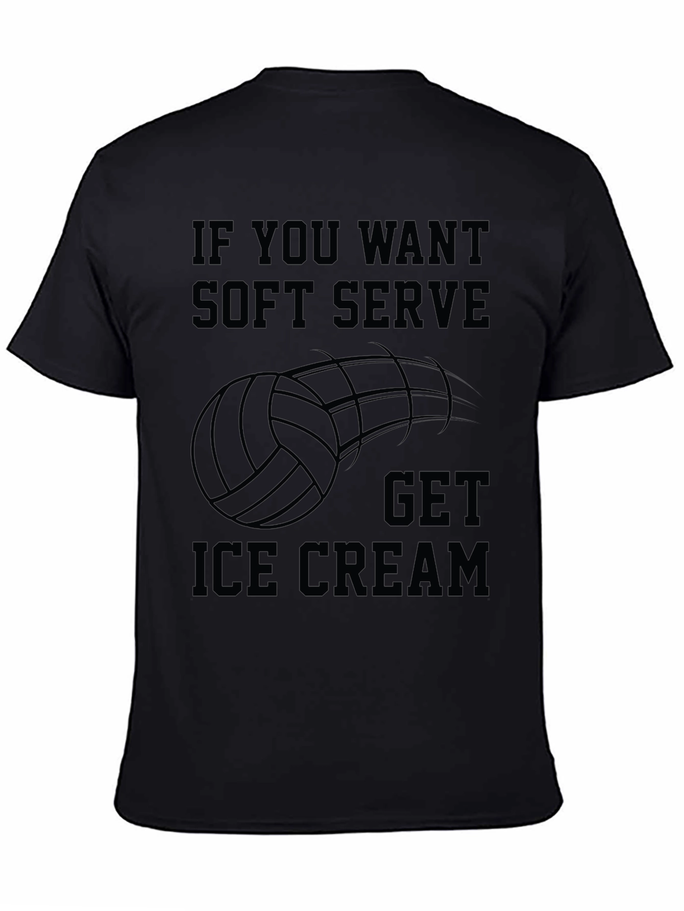 Volleyball Soft Serve Ice Cream T-Shirt
