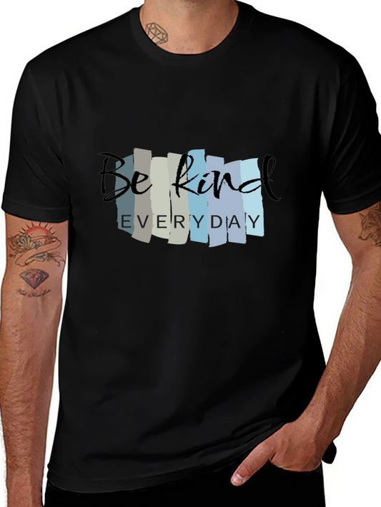 Be Kind Everyday Black Graphic T-Shirt