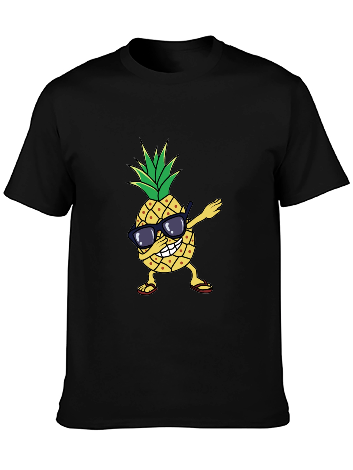 Dabbing Pineapple Graphic Tee - Trendy Summer Shirt