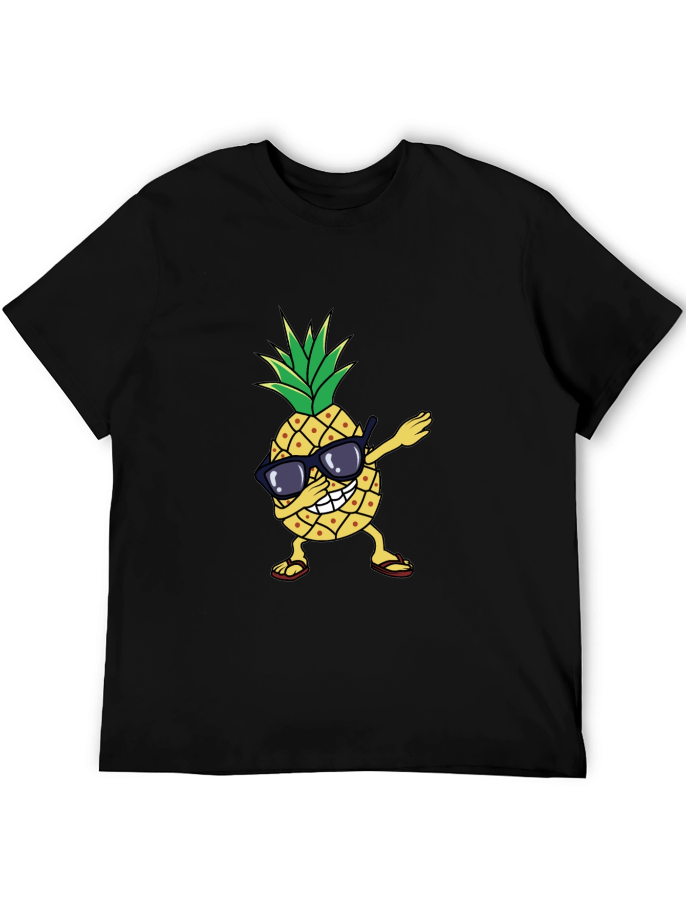 Dabbing Pineapple Graphic Tee - Trendy Summer Shirt