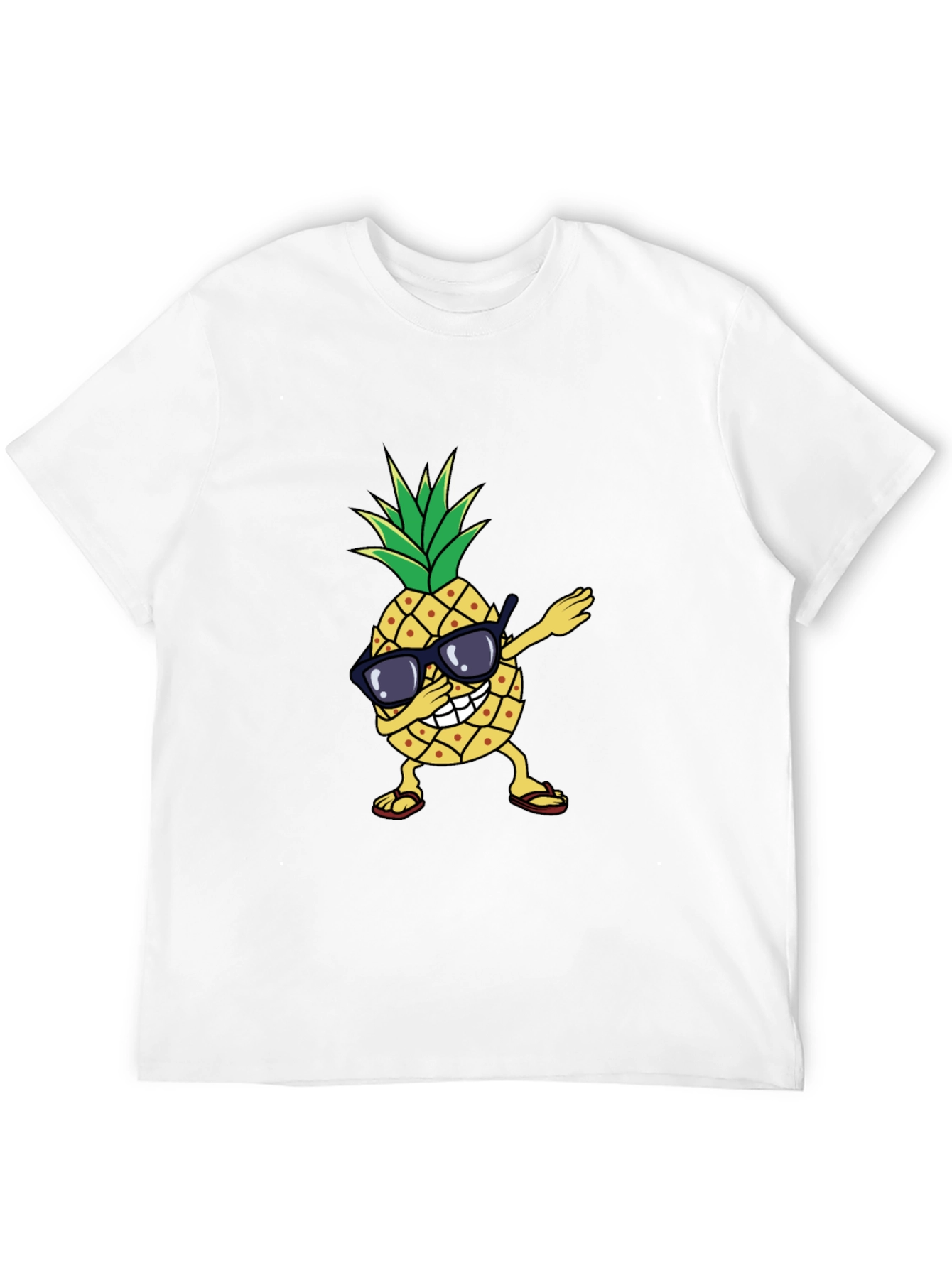 Dabbing Pineapple Graphic Tee - Trendy Summer Shirt