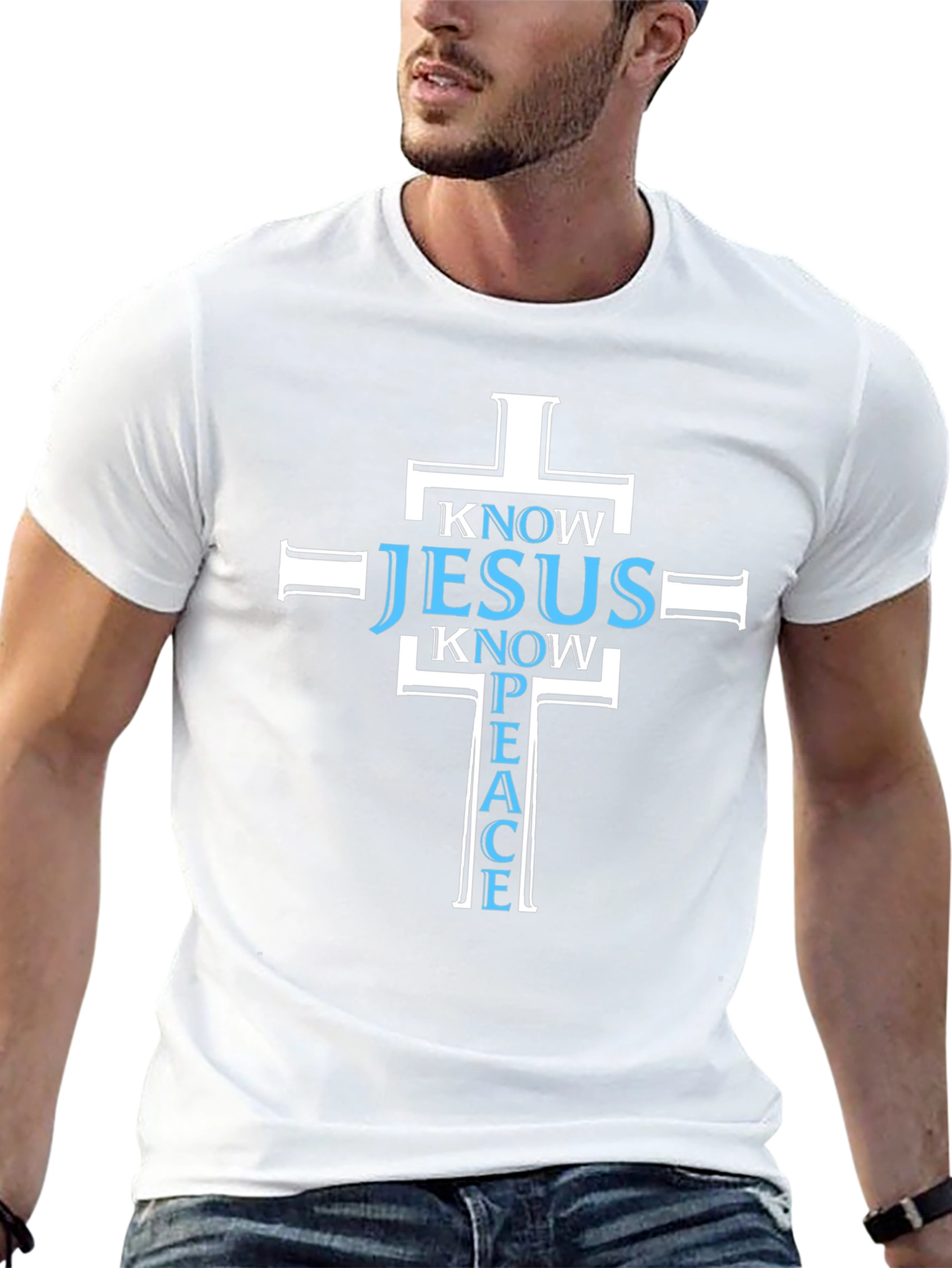 Know Jesus Know Peace T-Shirt Black