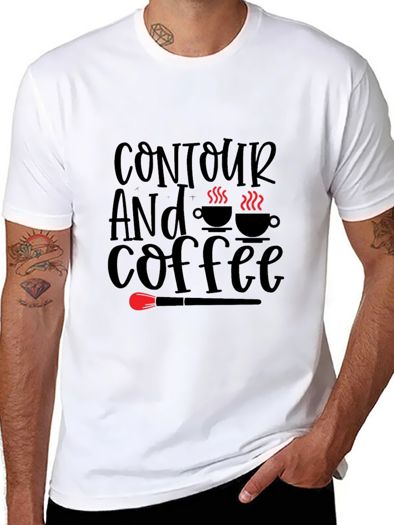 Contour & Coffee Graphic Tee